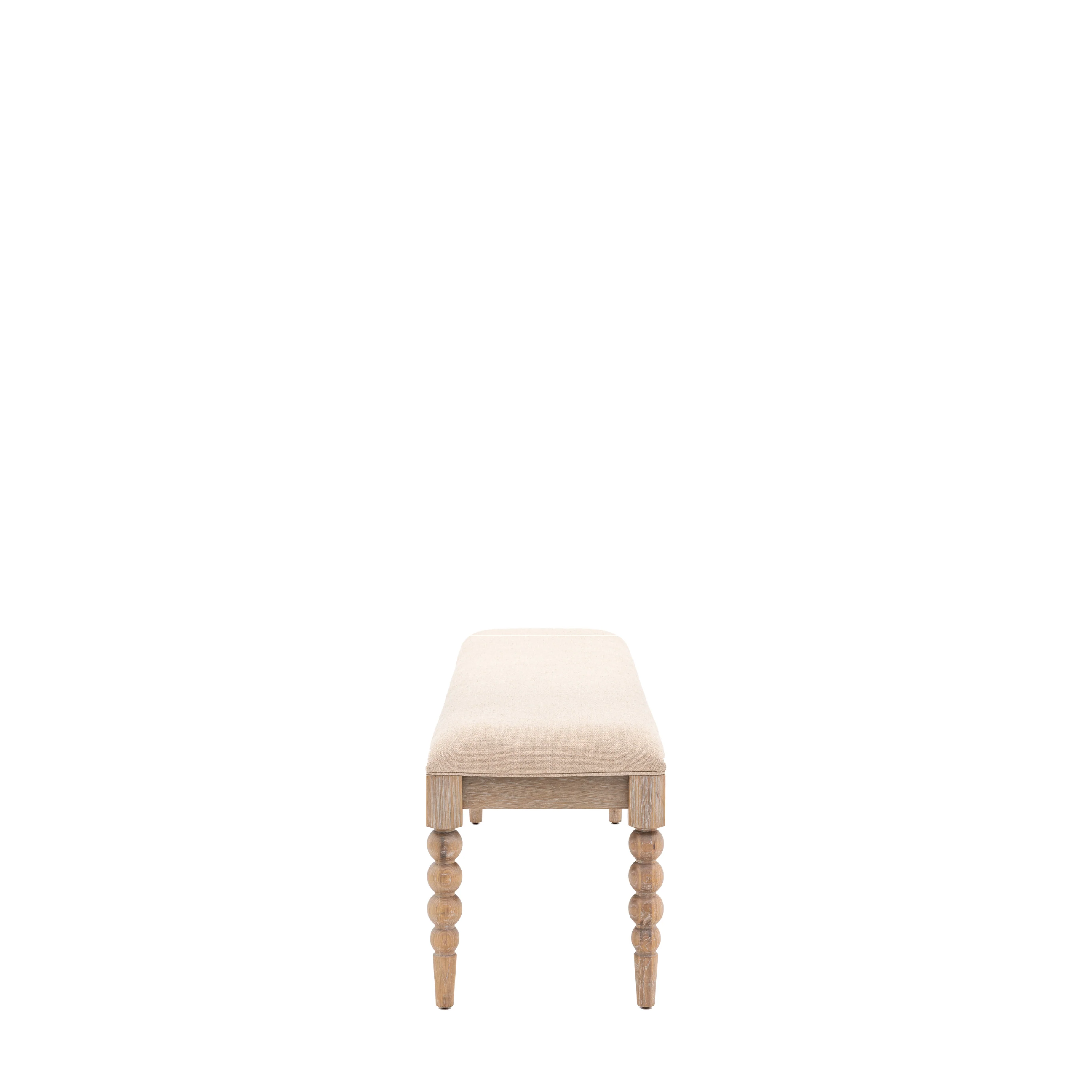 Artisan Bobbin Dining Bench | Limewashed Oak - Image 4