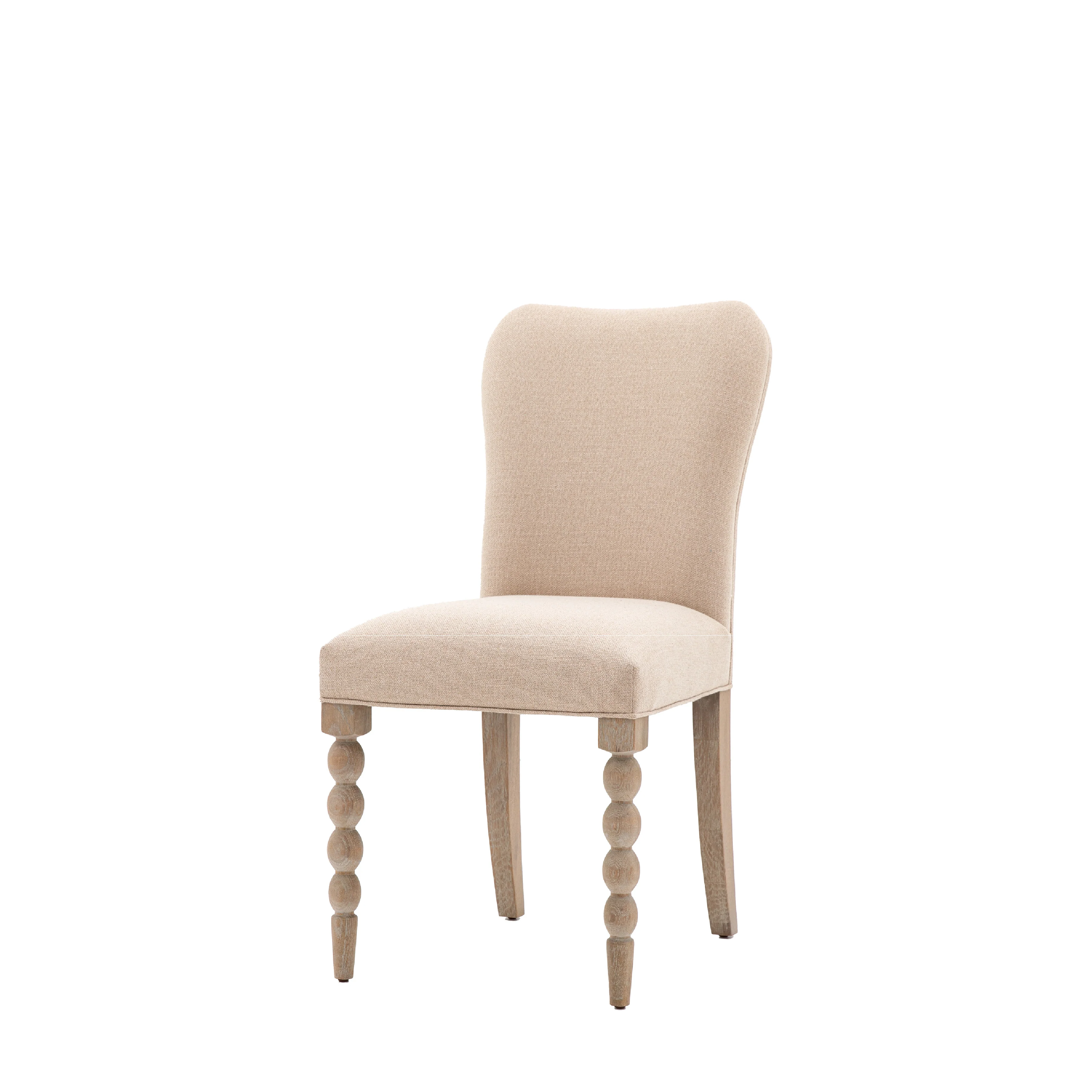 Artisan Bobbin Dining Chairs | Limewashed Oak | Set of 2 - Image 3