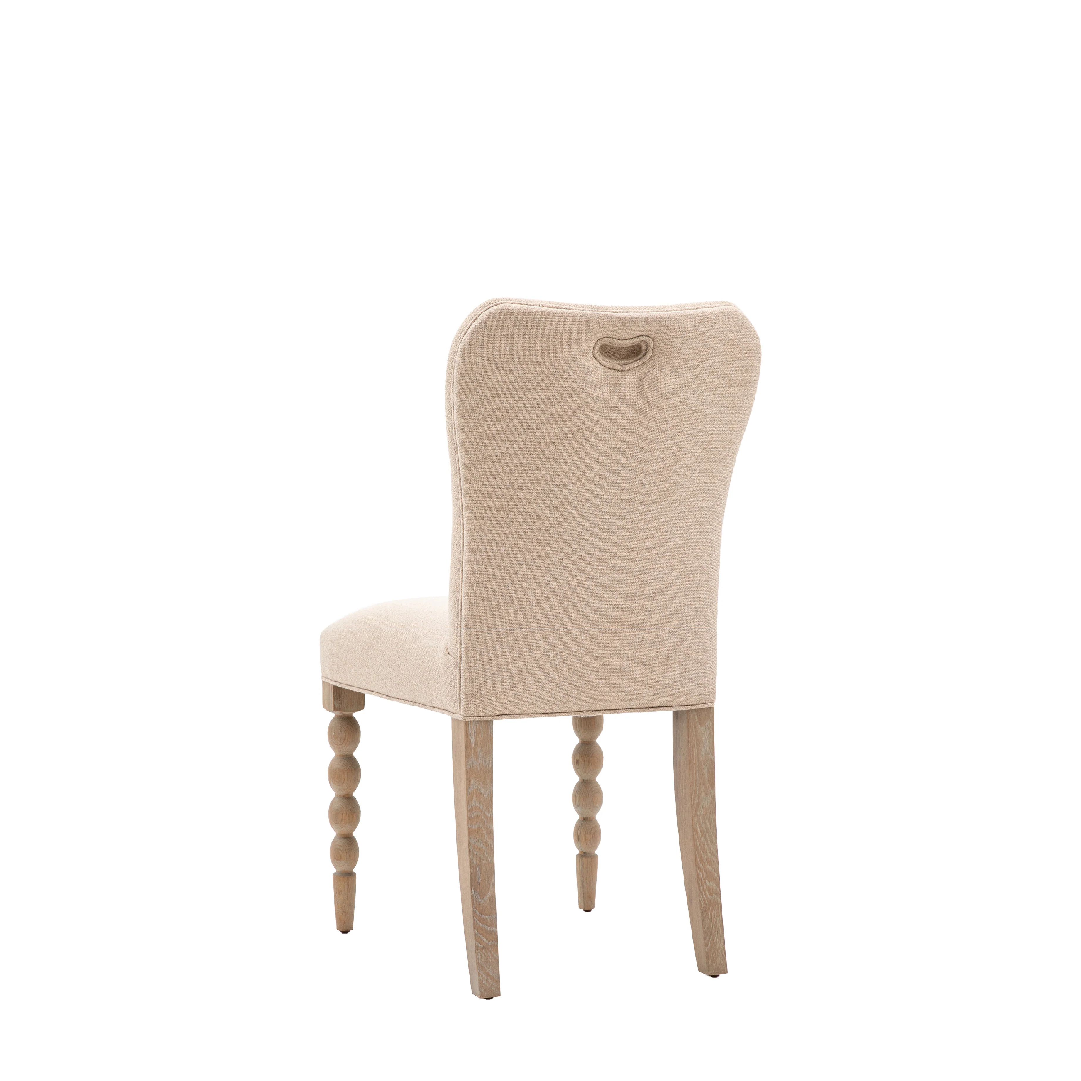 Artisan Bobbin Dining Chairs | Limewashed Oak | Set of 2 - Image 4