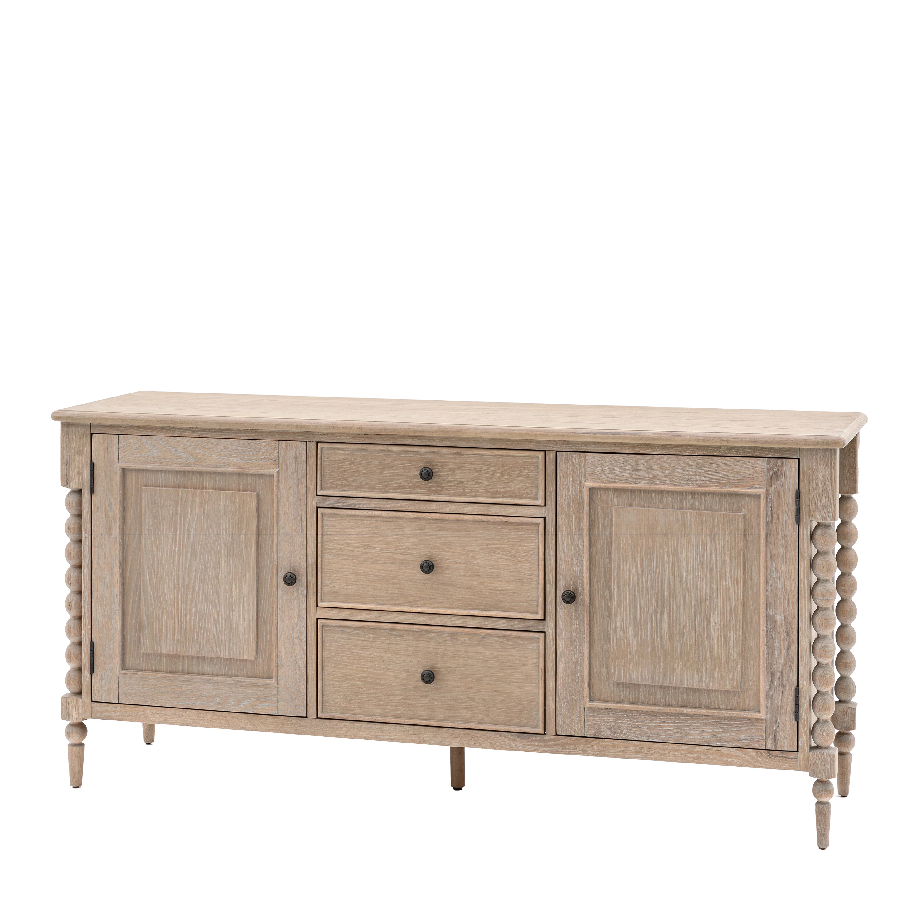 Artisan Bobbin Sideboard | Limewashed Oak - Image 3