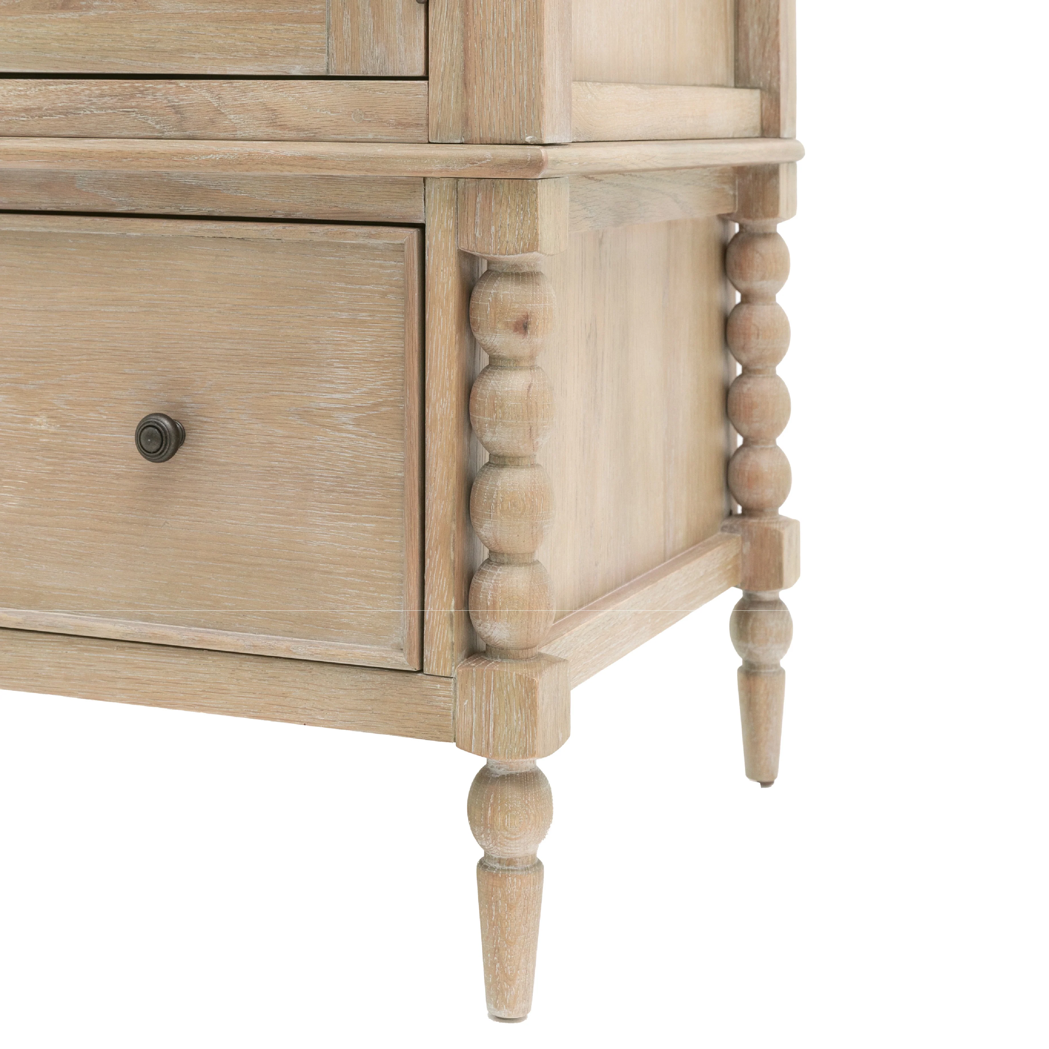 Artisan Bobbin Wardrobe | Limewashed Oak - Image 5