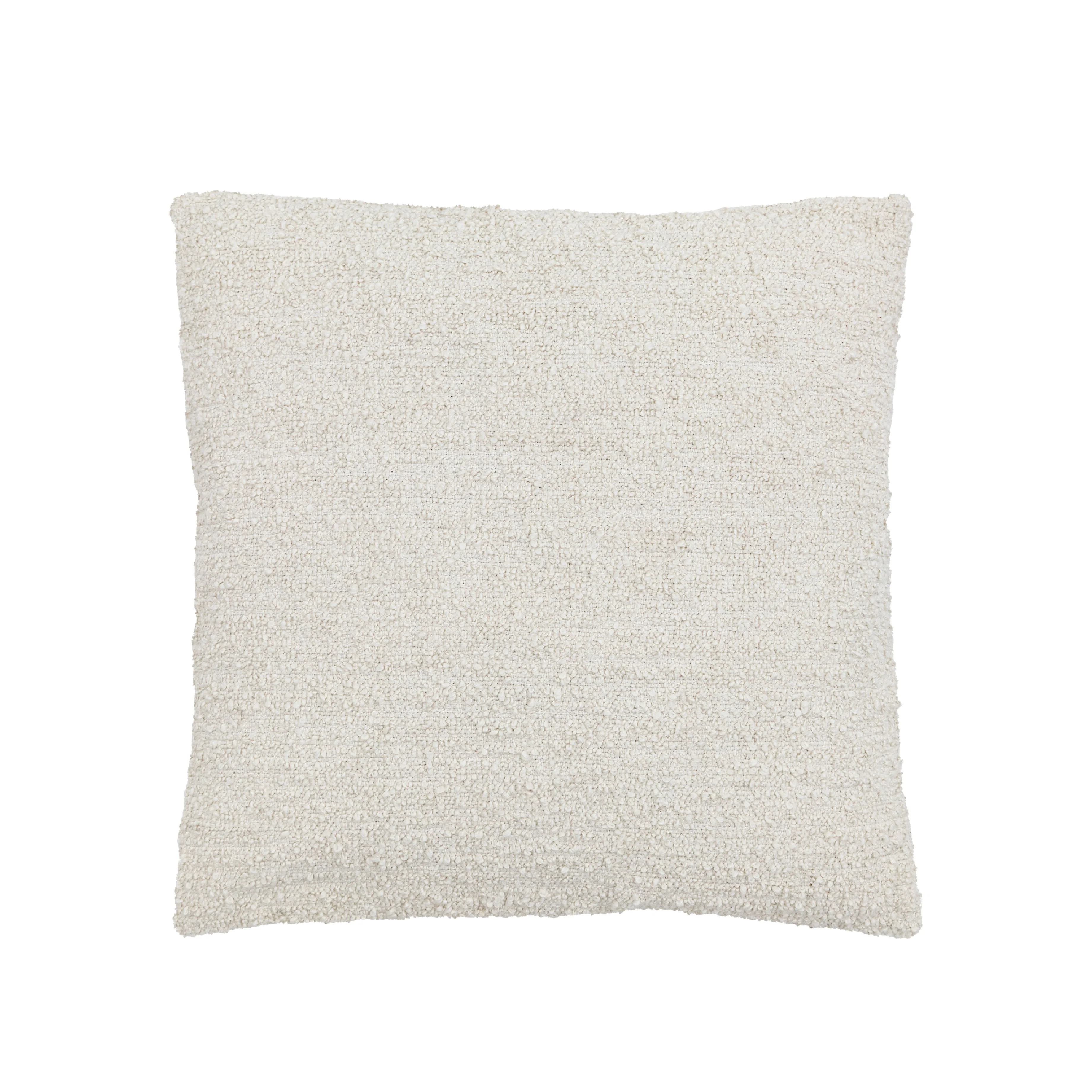 Ashdown Boucle Cushion | Ivory | 50cm - Image 3