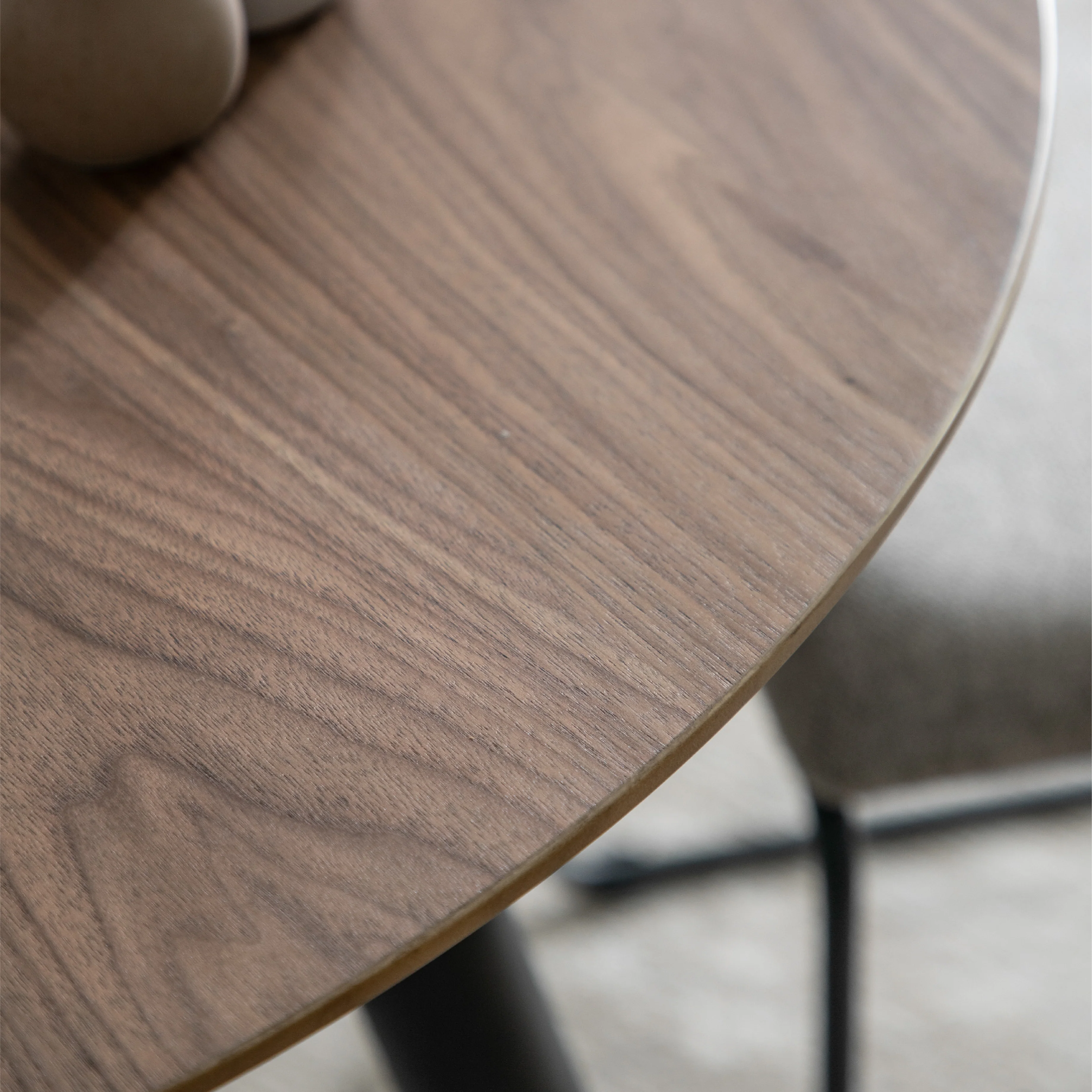 Astley Round Dining Table | Walnut - Image 2