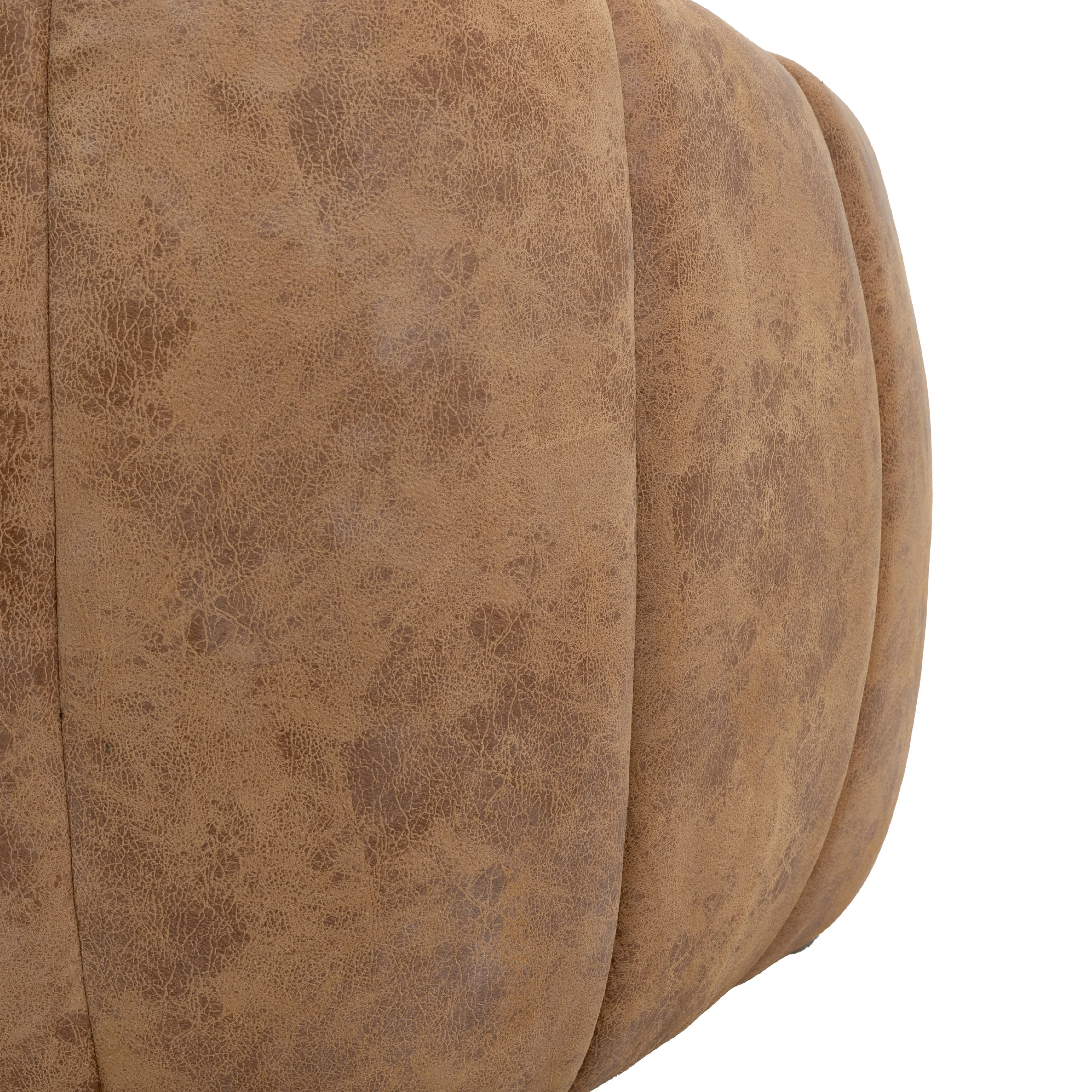 Atella Leather Tub Chair | Antique Tan - Image 5