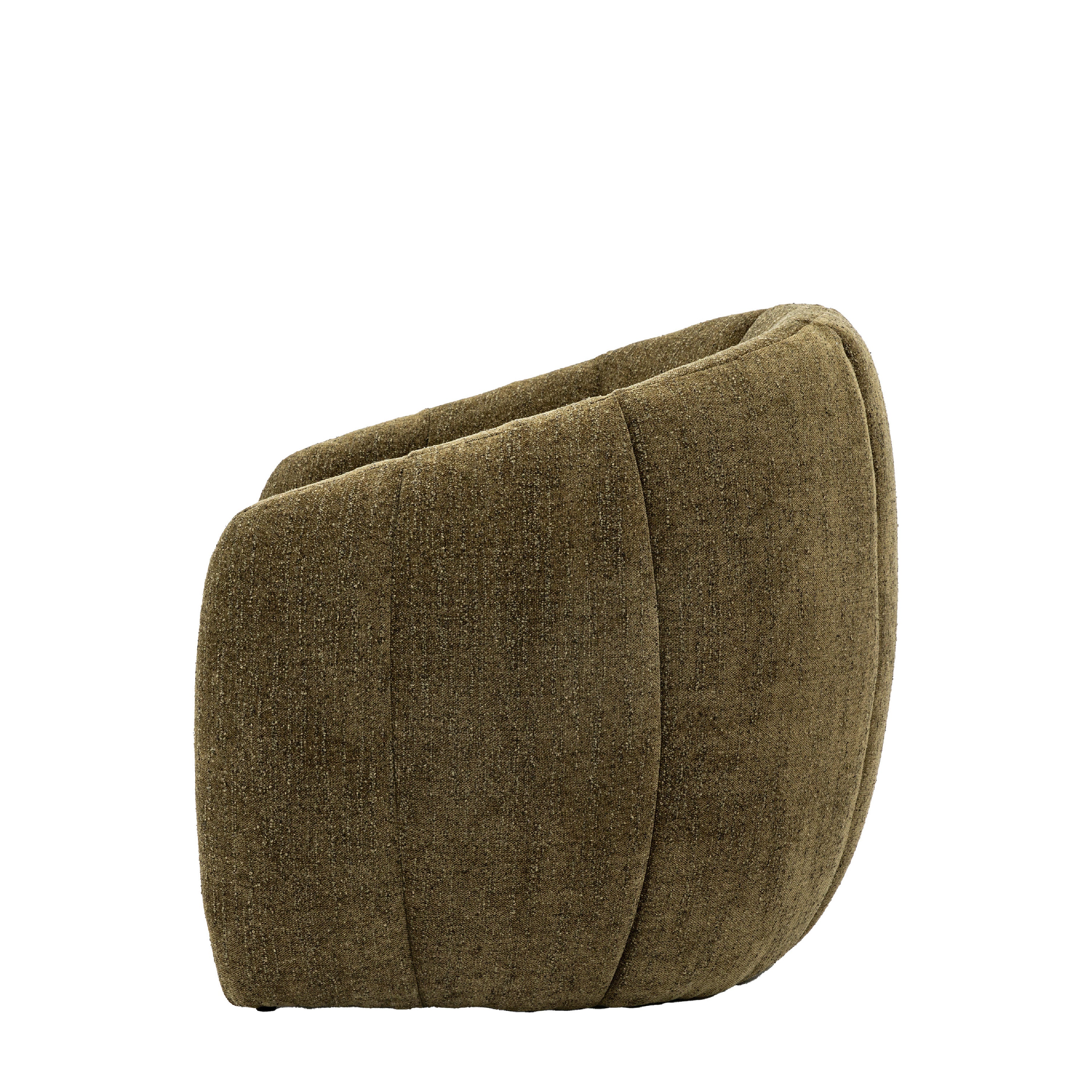 Atella Tufted Tub Chair | Moss Green - Image 4