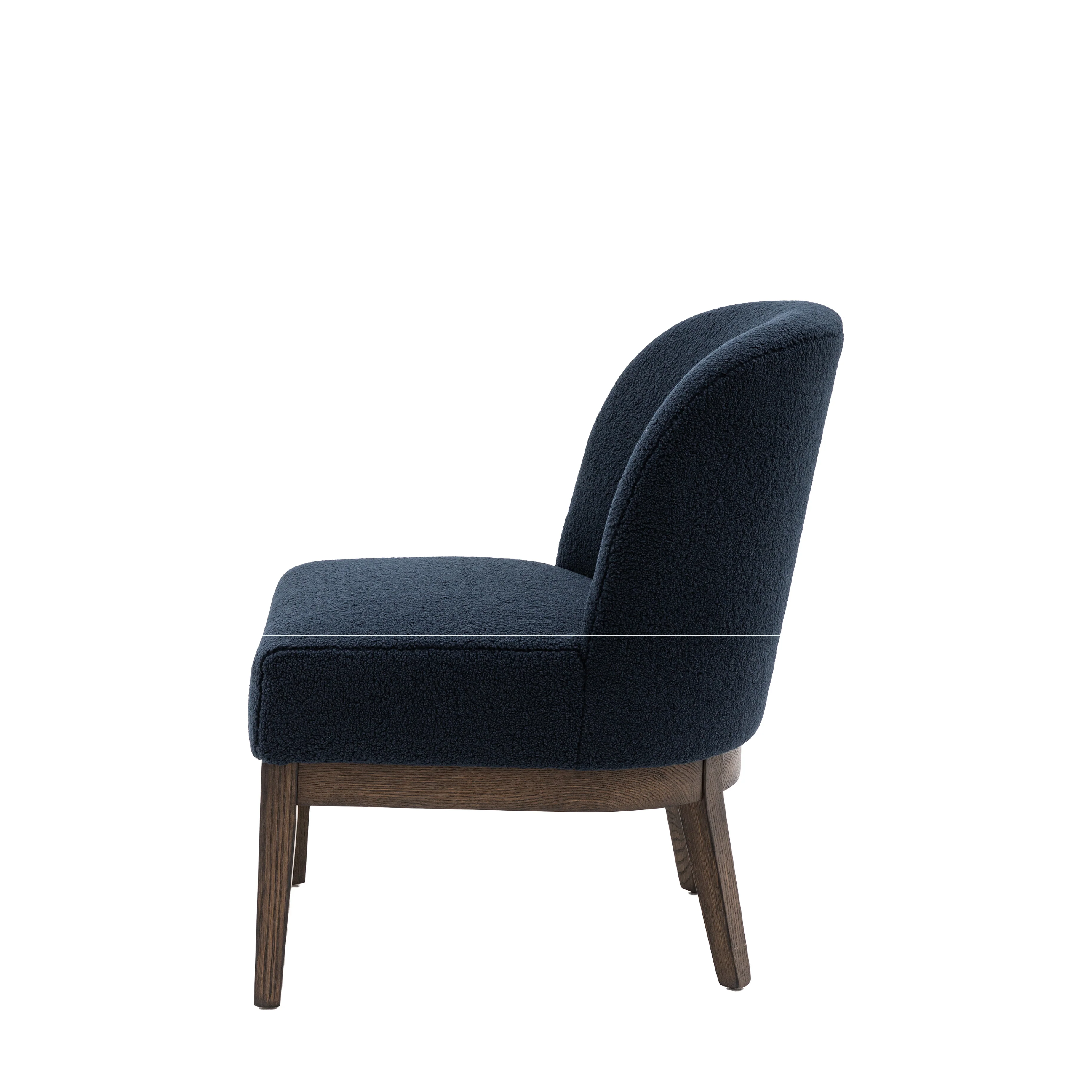 Bardfield Upholstered Occasional Chair | Blue - Image 4