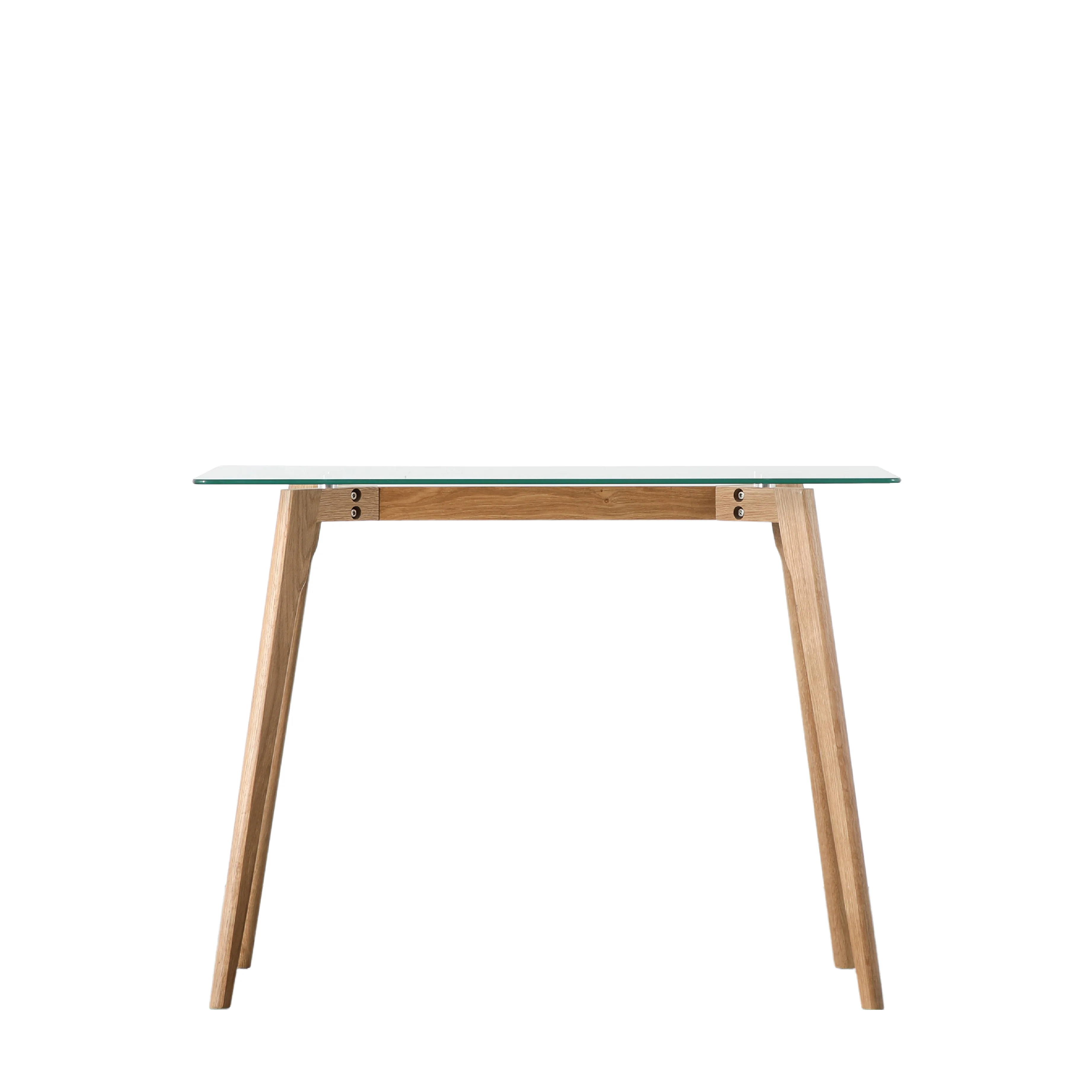 Blair Glass Desk | Natural Oak - Image 3
