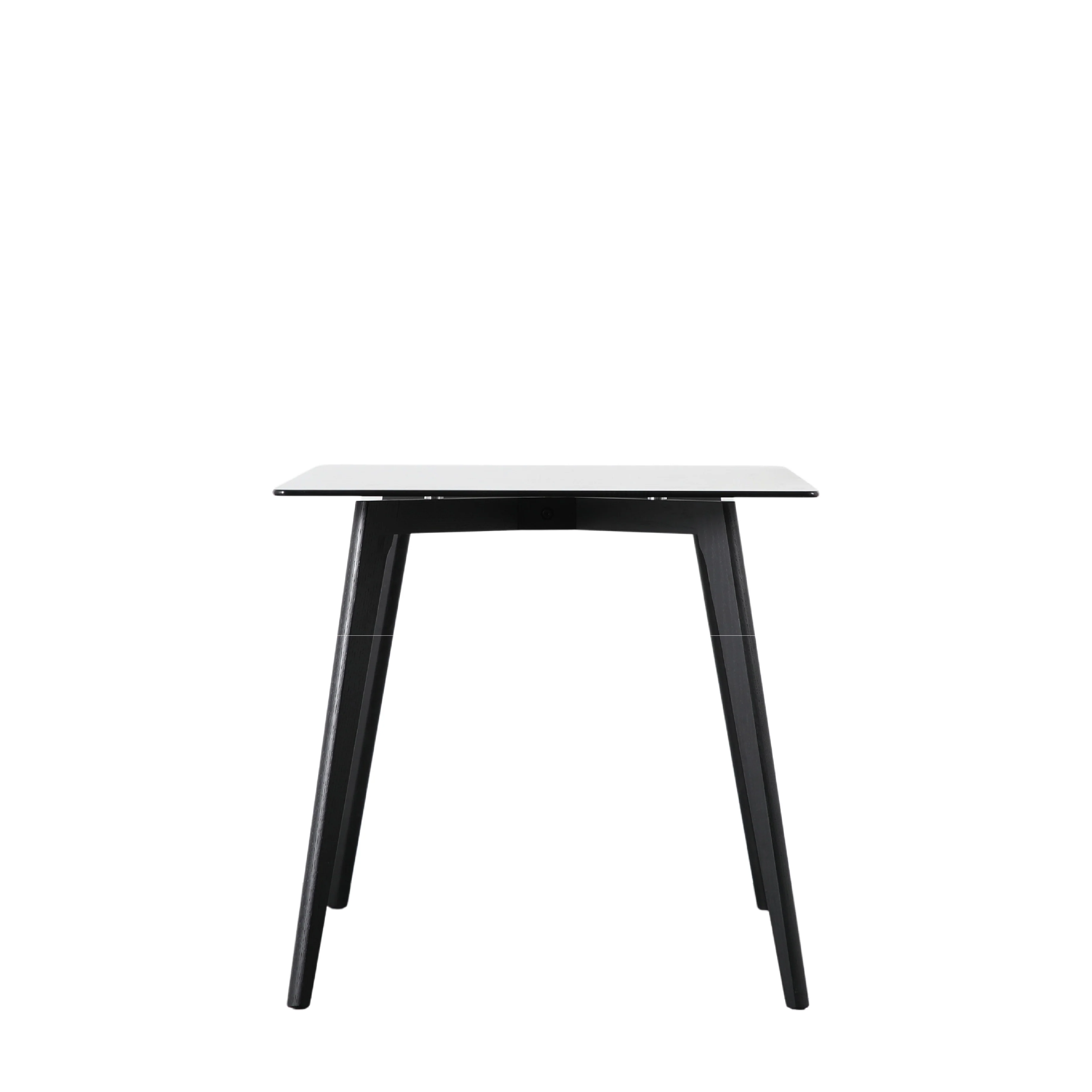 Blair Rectangular Smoked Glass Dining Table | Black Oak - Image 4
