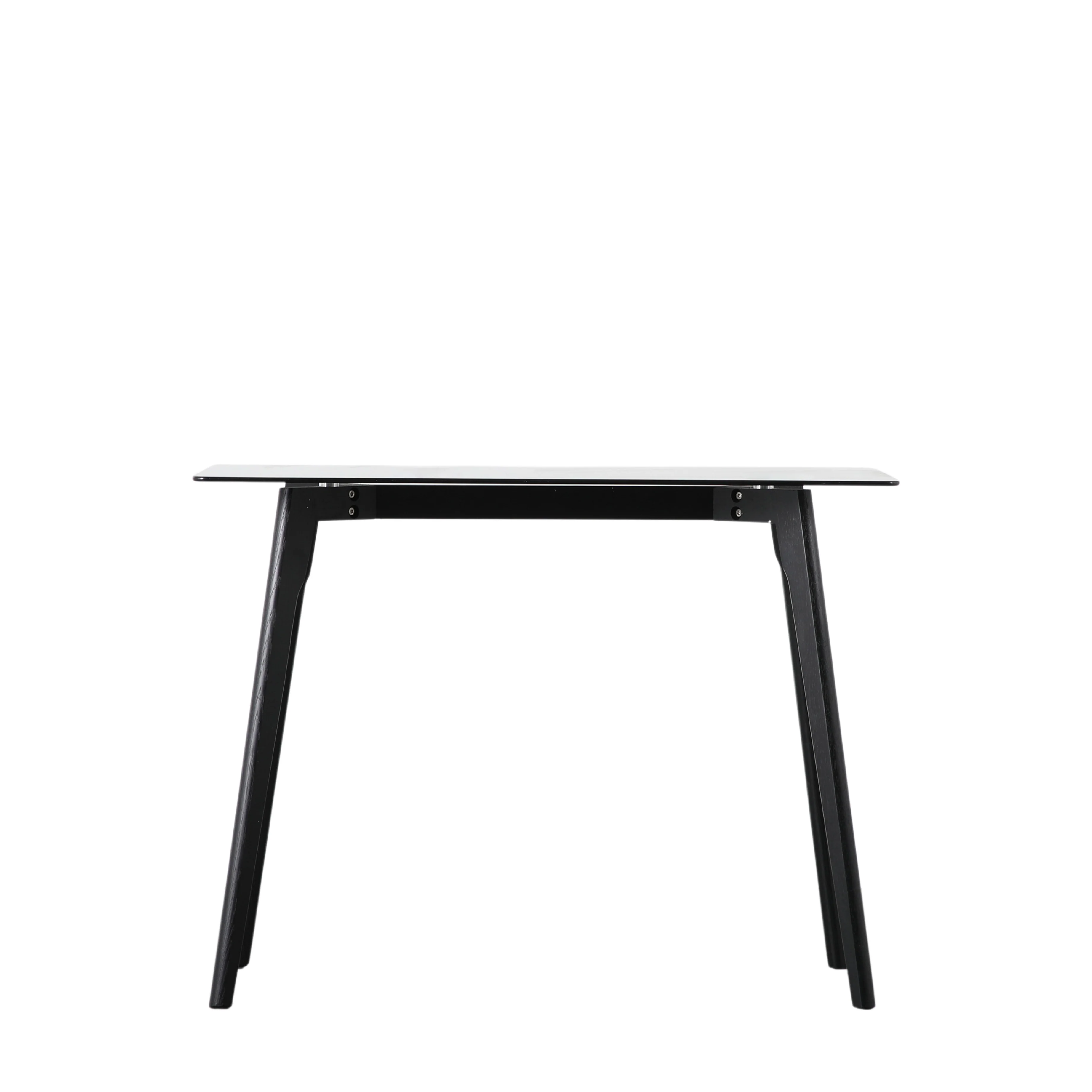 Blair Smoked Glass Desk | Black Oak - Image 3