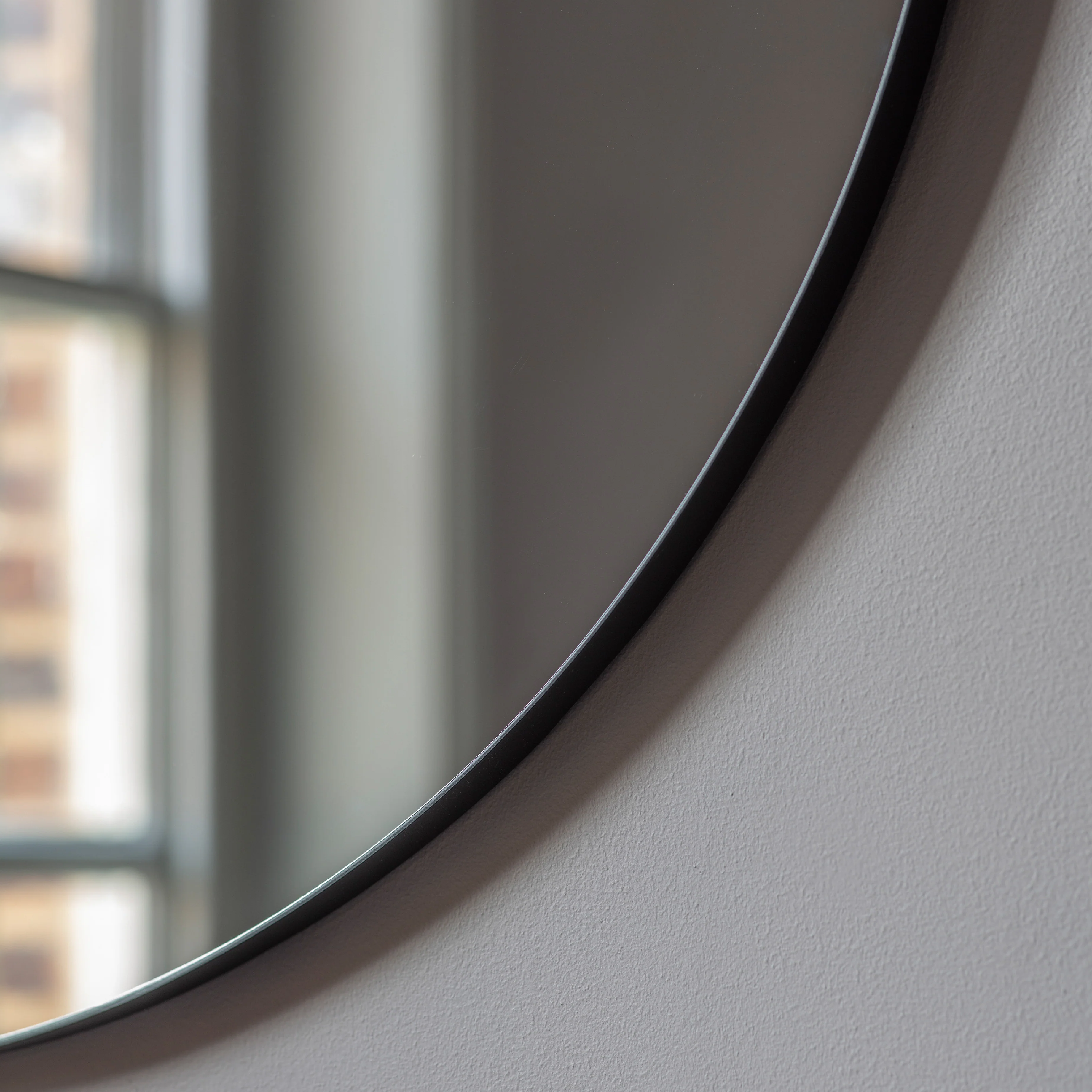 Bowie Round Mirror | Black | 80cm - Image 2