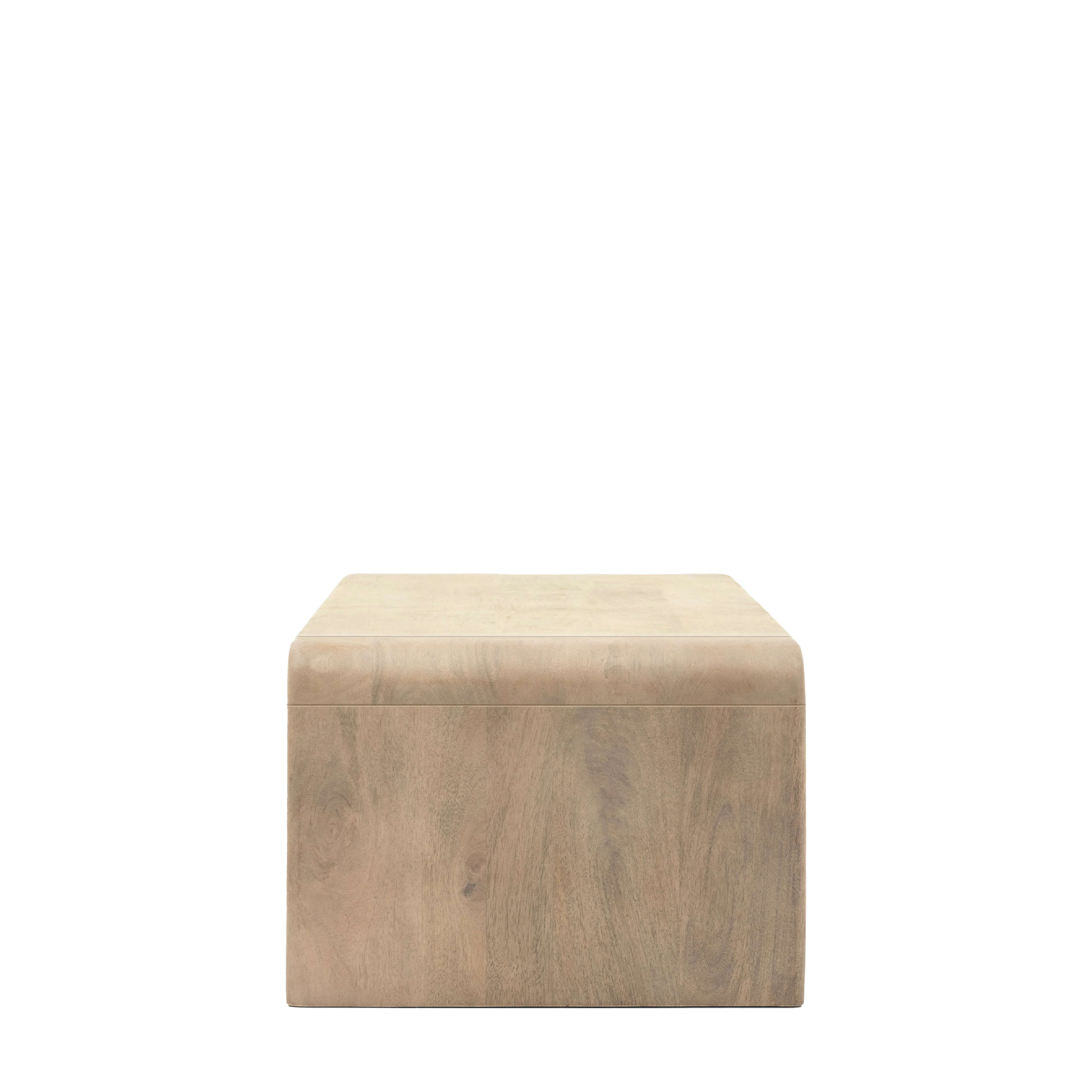 Colonna Fluted 1 Drawer Coffee Table | Mango Wood - Image 4