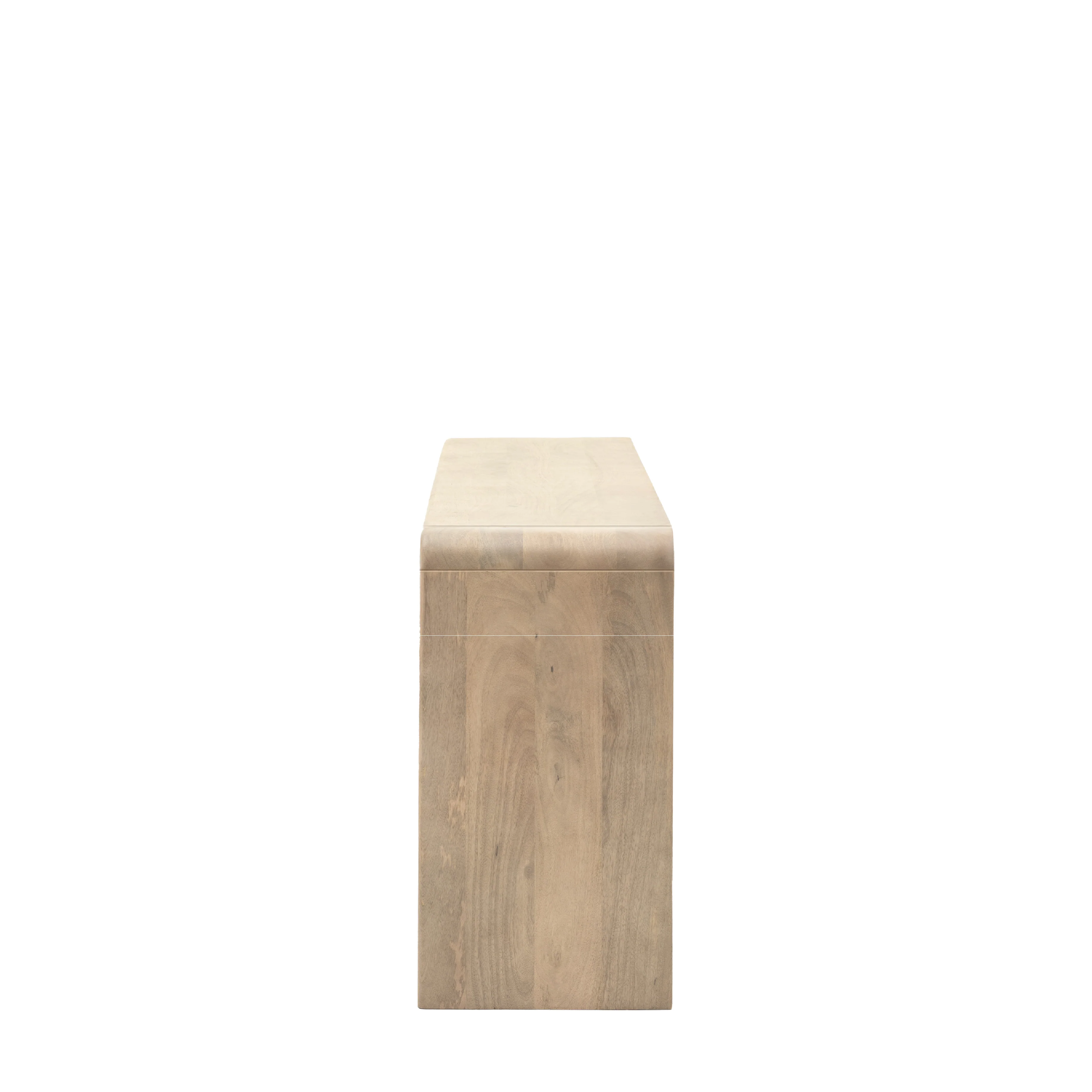 Colonna Fluted 3 Door Sideboard | Mango Wood - Image 4