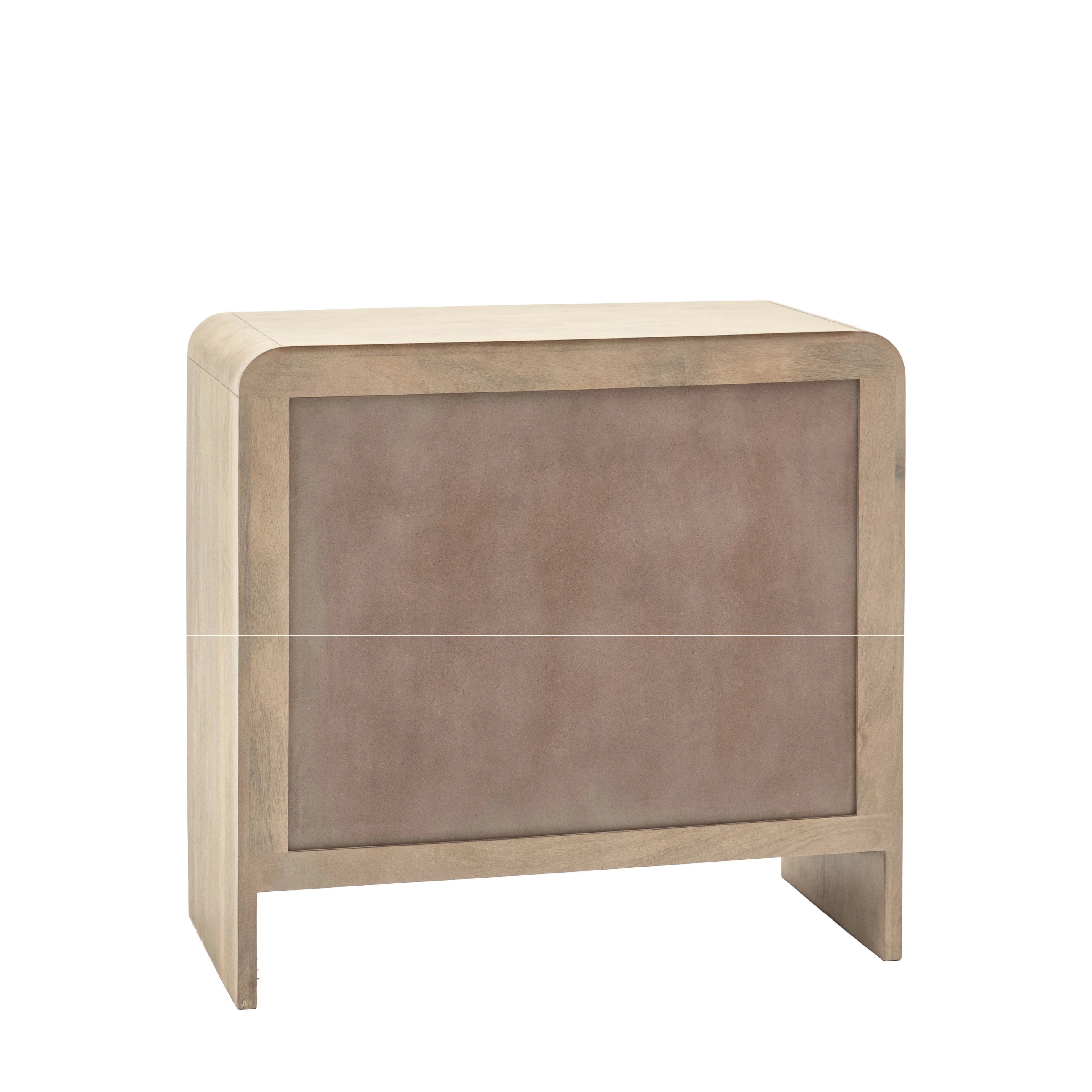 Colonna Fluted 3 Drawer Chest | Mango Wood - Image 5