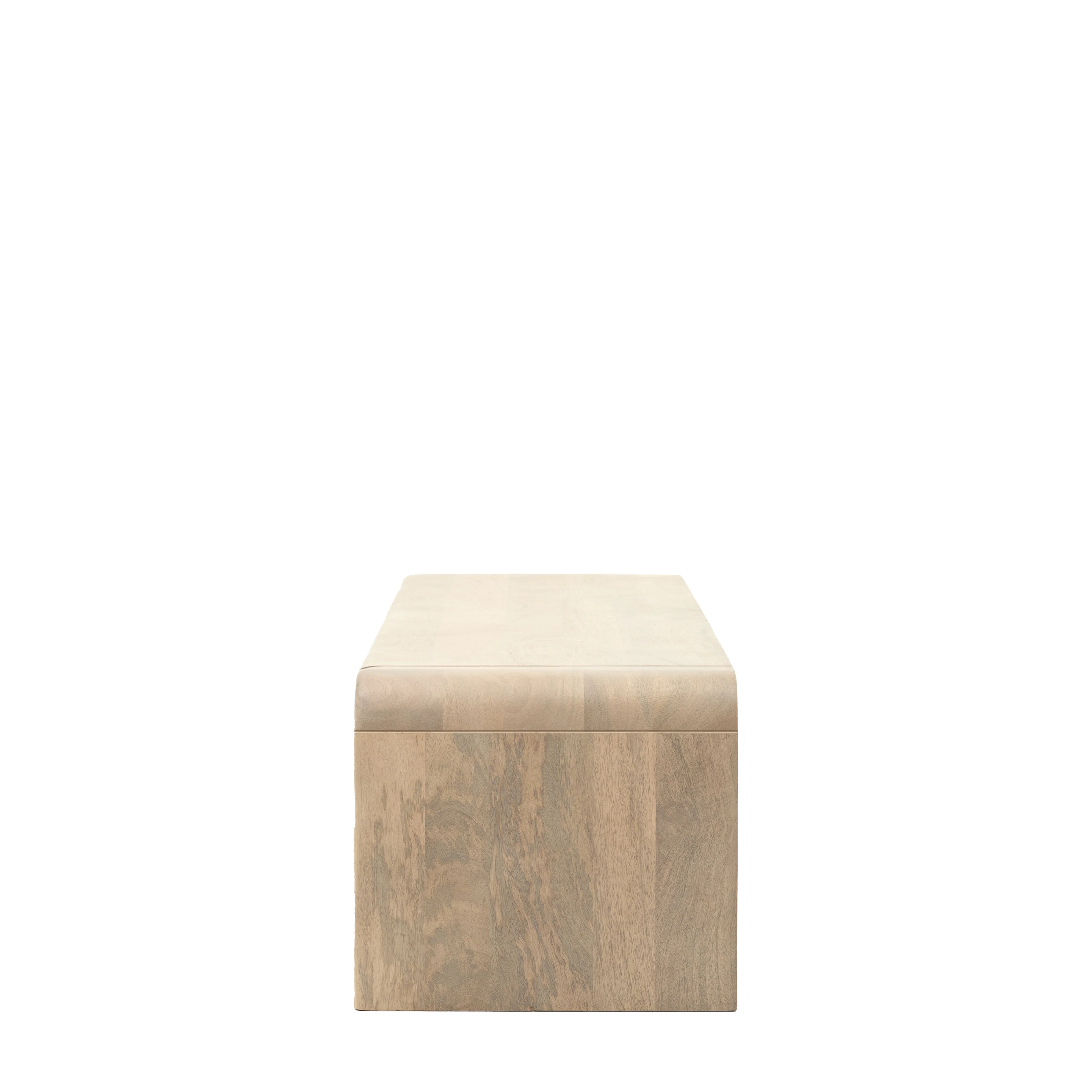 Colonna Fluted Media Unit | Mango Wood - Image 4