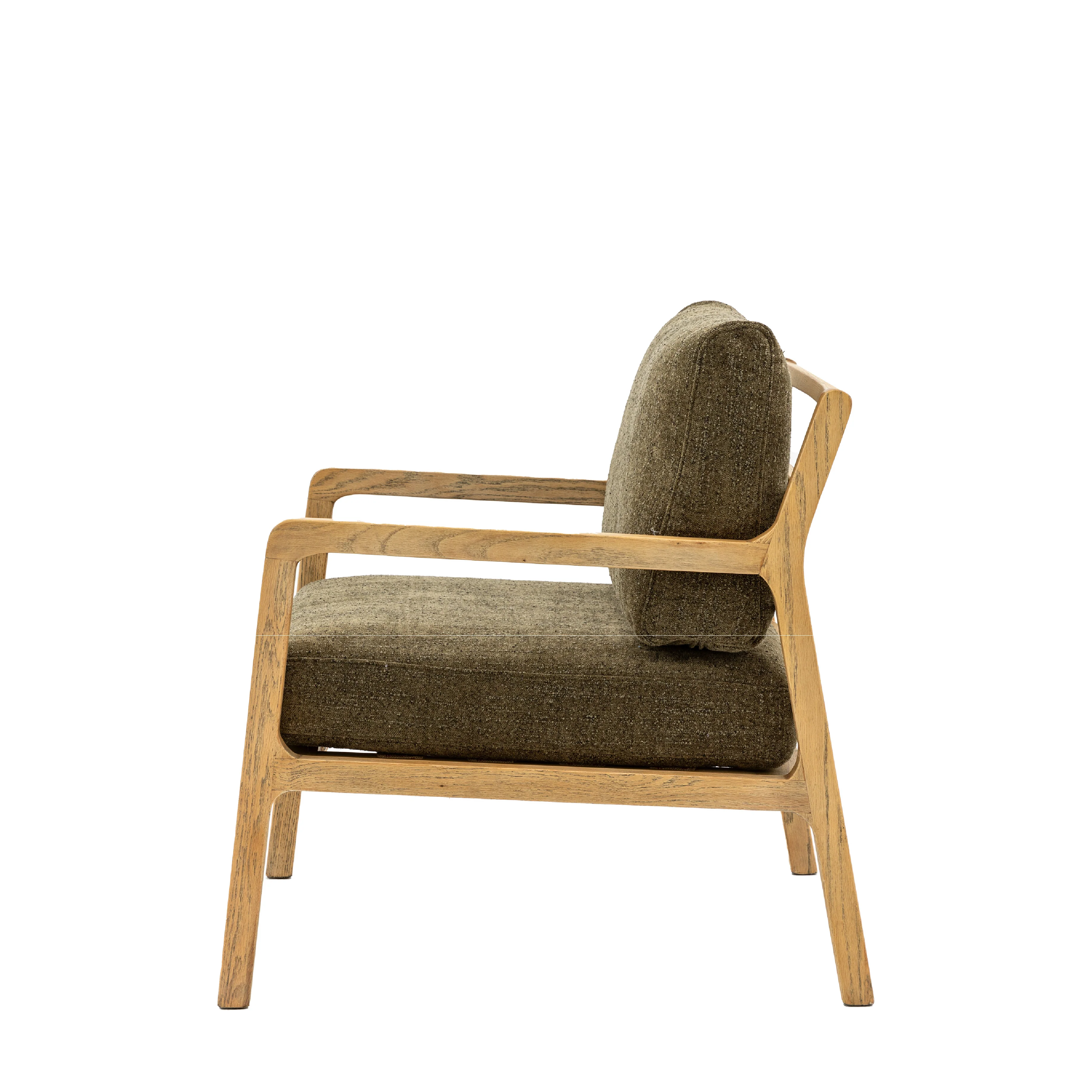 Cortona Retro Armchair | Moss Green - Image 5