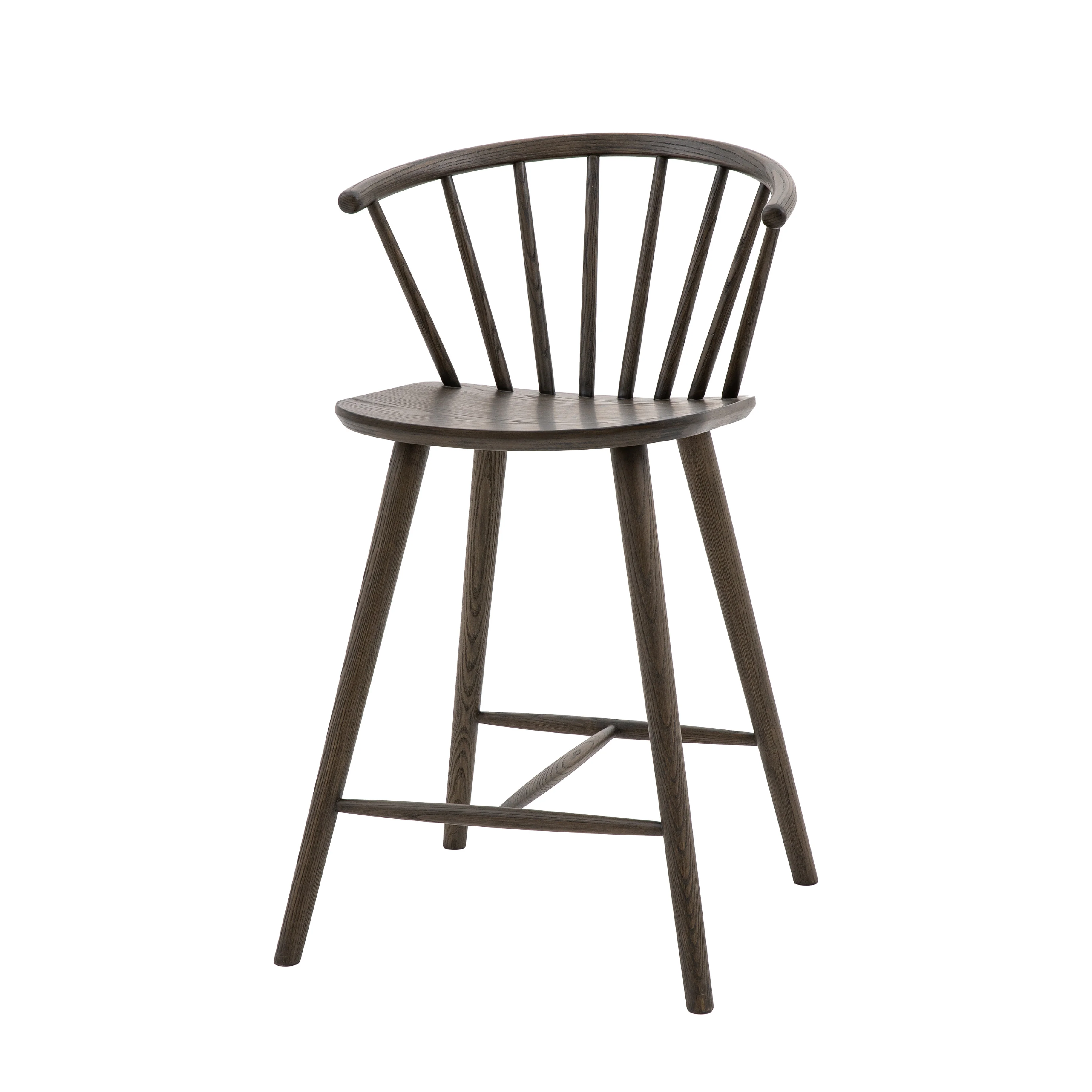 Craft Oak Barstool | Mocha Brown - Image 3