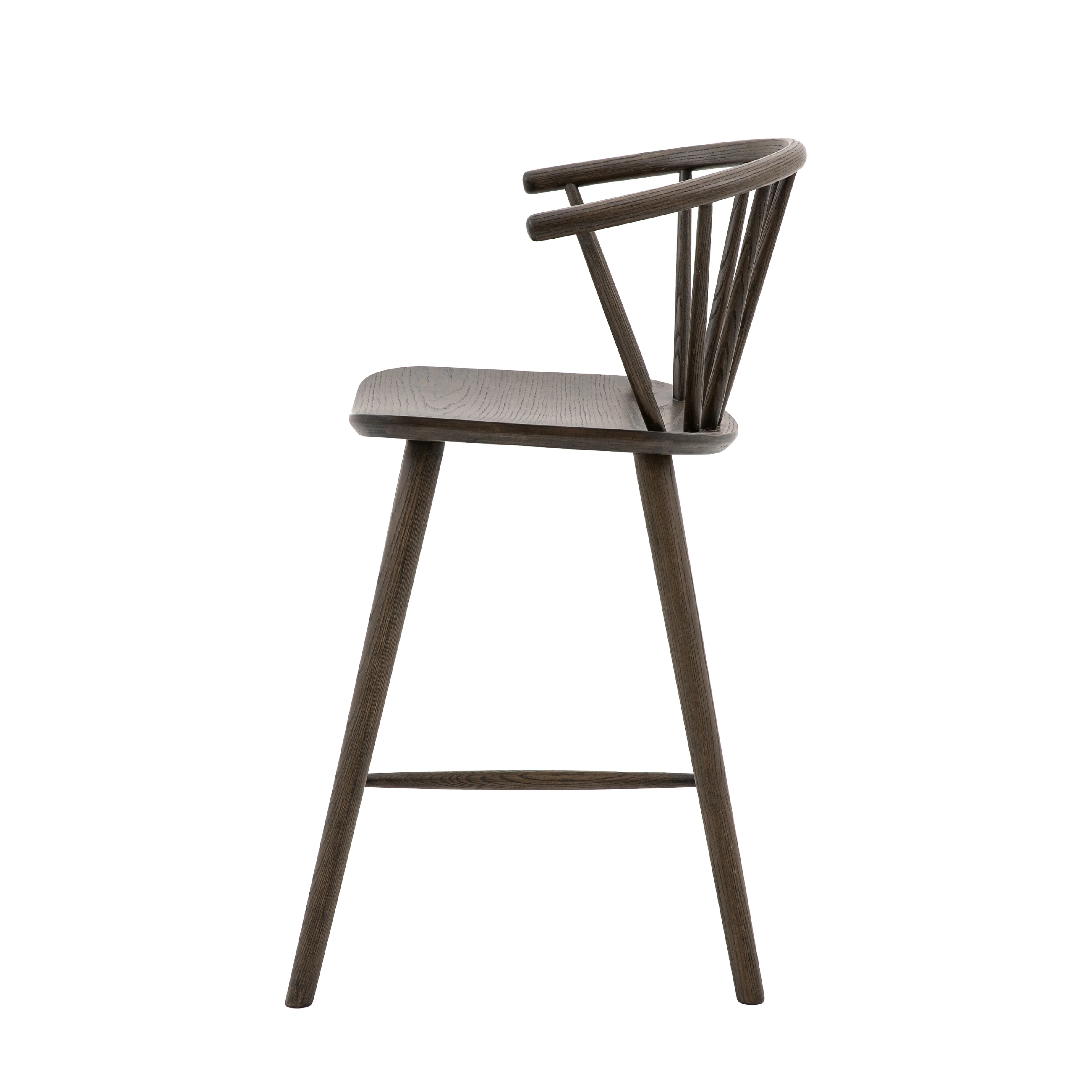 Craft Oak Barstool | Mocha Brown - Image 4