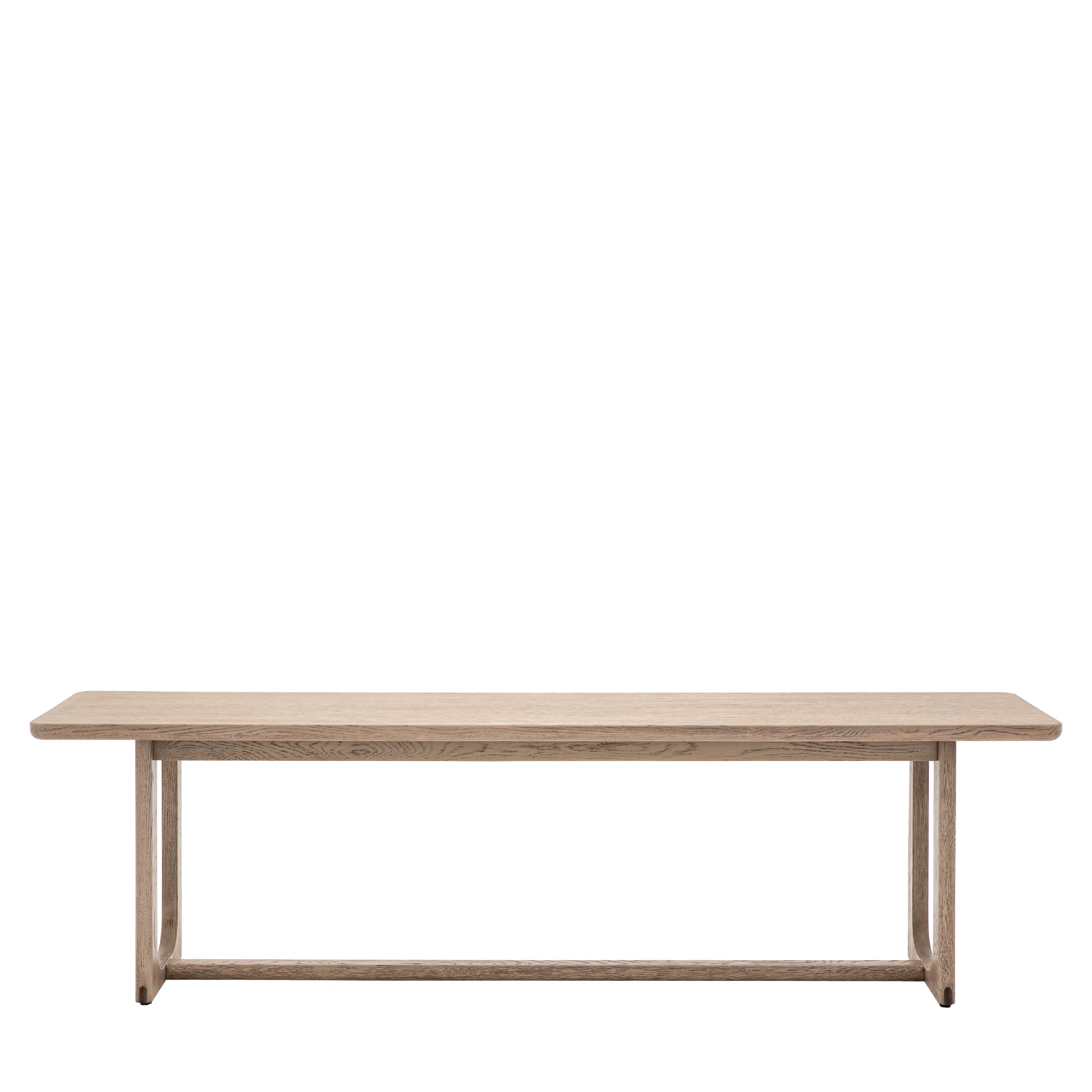 Craft Oak Dining Bench | Smoked - Image 3