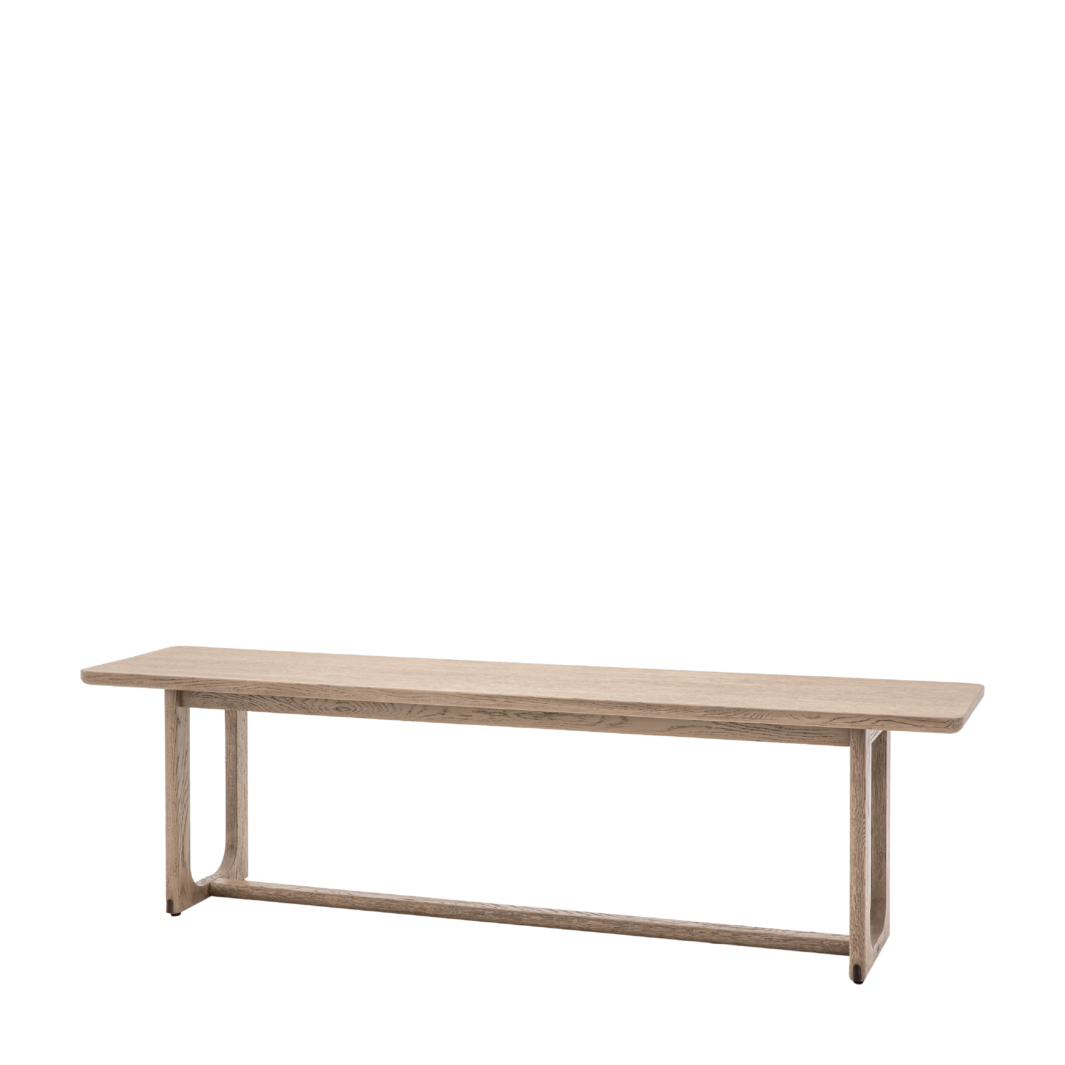 Craft Oak Dining Bench | Smoked - Image 4