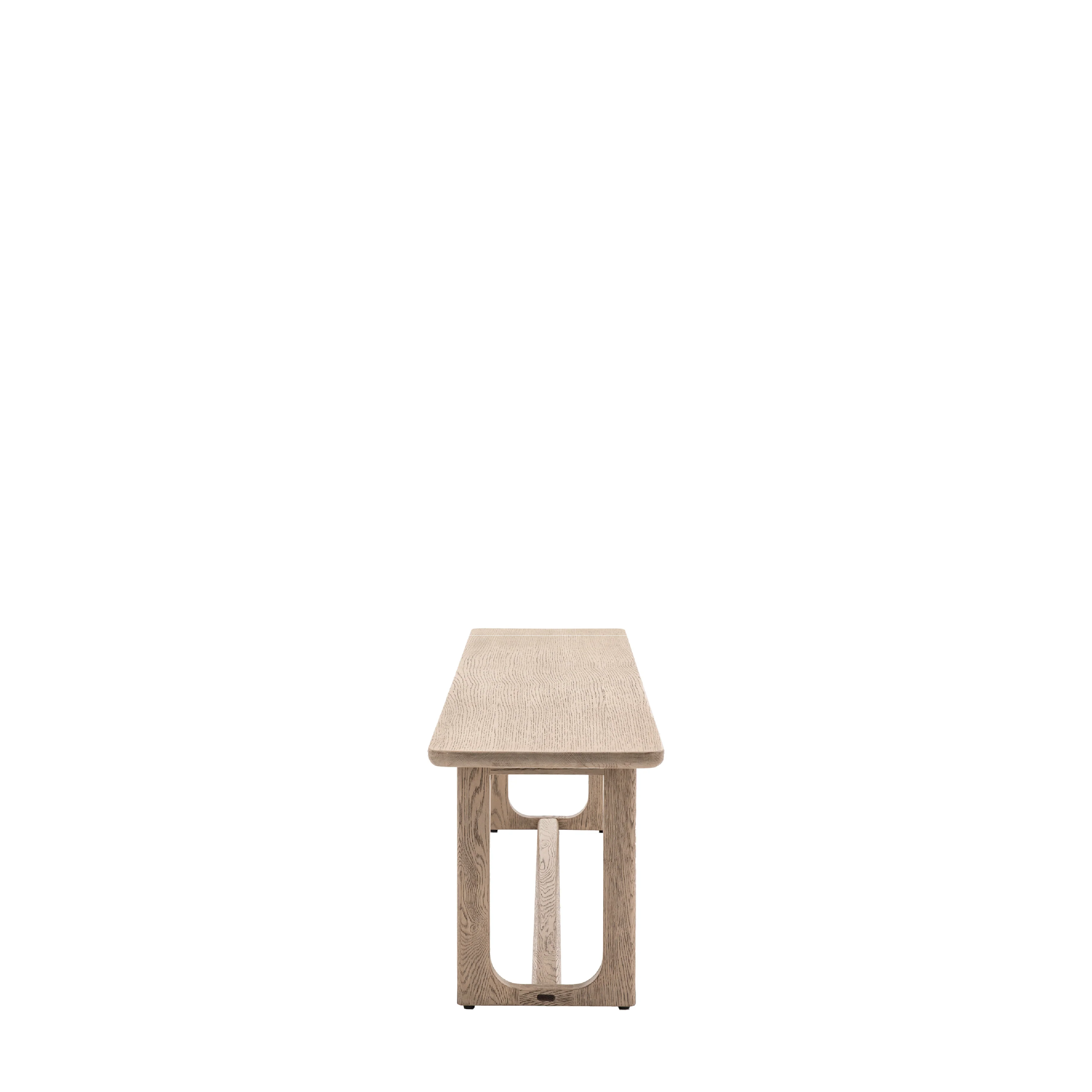 Craft Oak Dining Bench | Smoked - Image 5