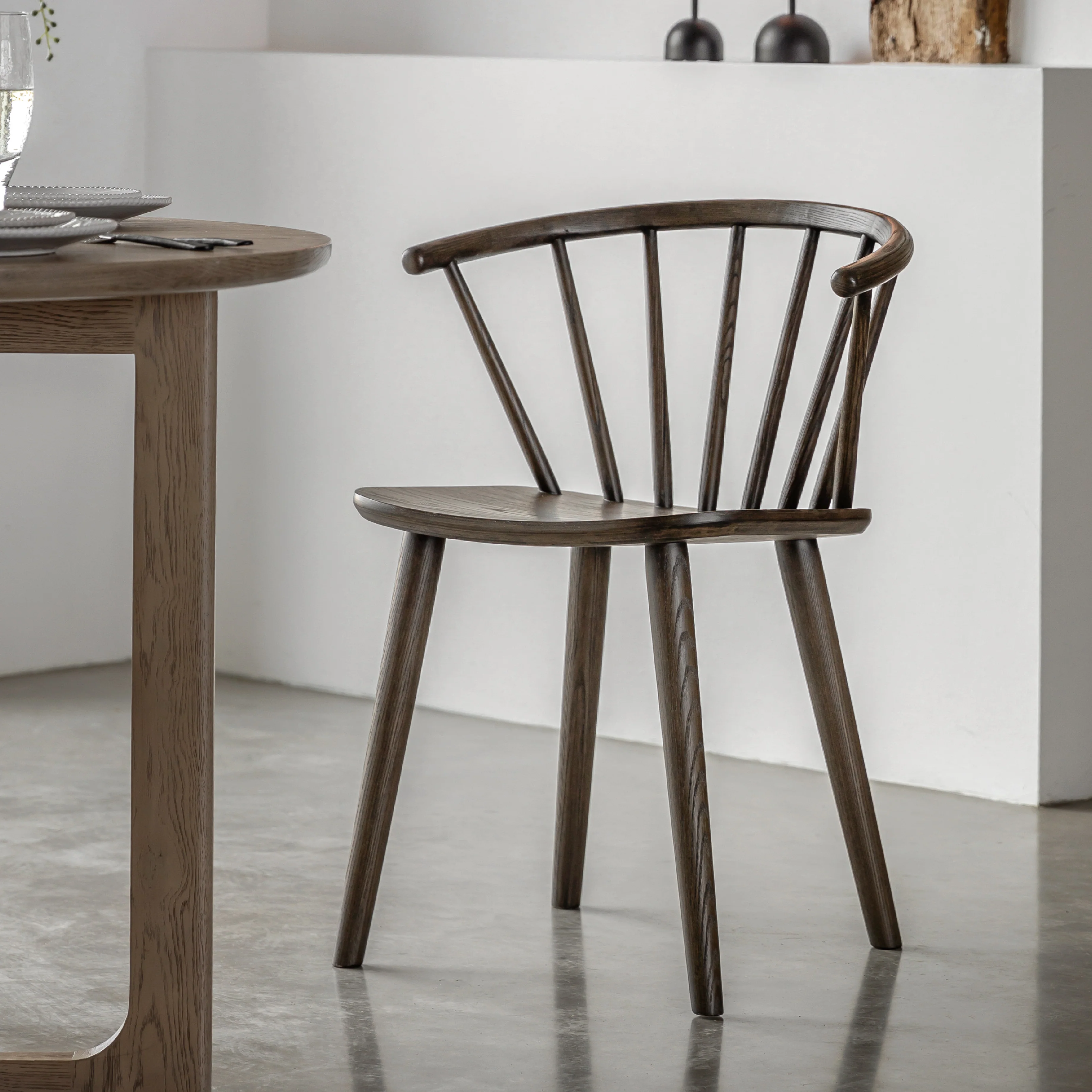 Craft Oak Dining Chairs | Mocha Brown | Set of 2