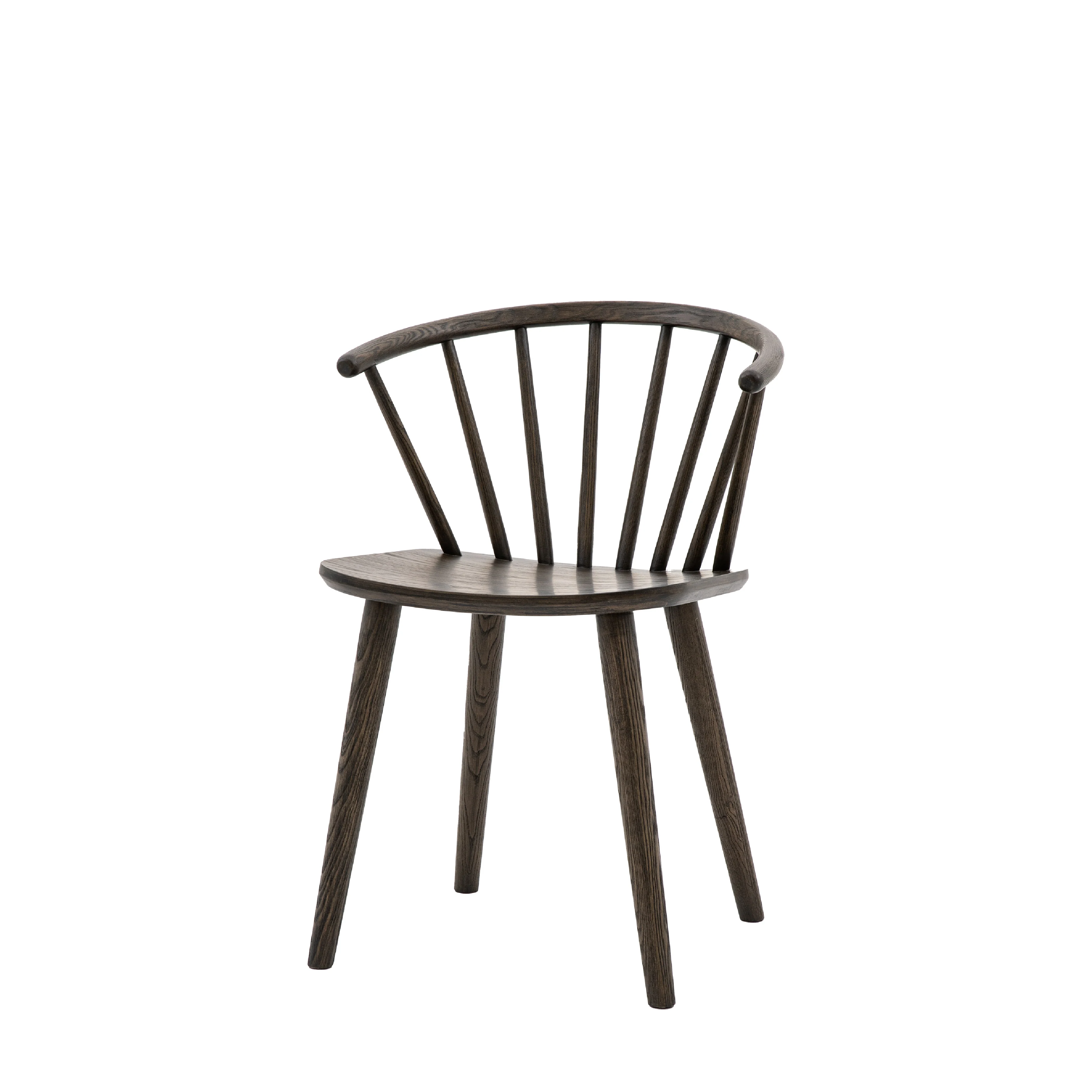 Craft Oak Dining Chairs | Mocha Brown | Set of 2 - Image 3