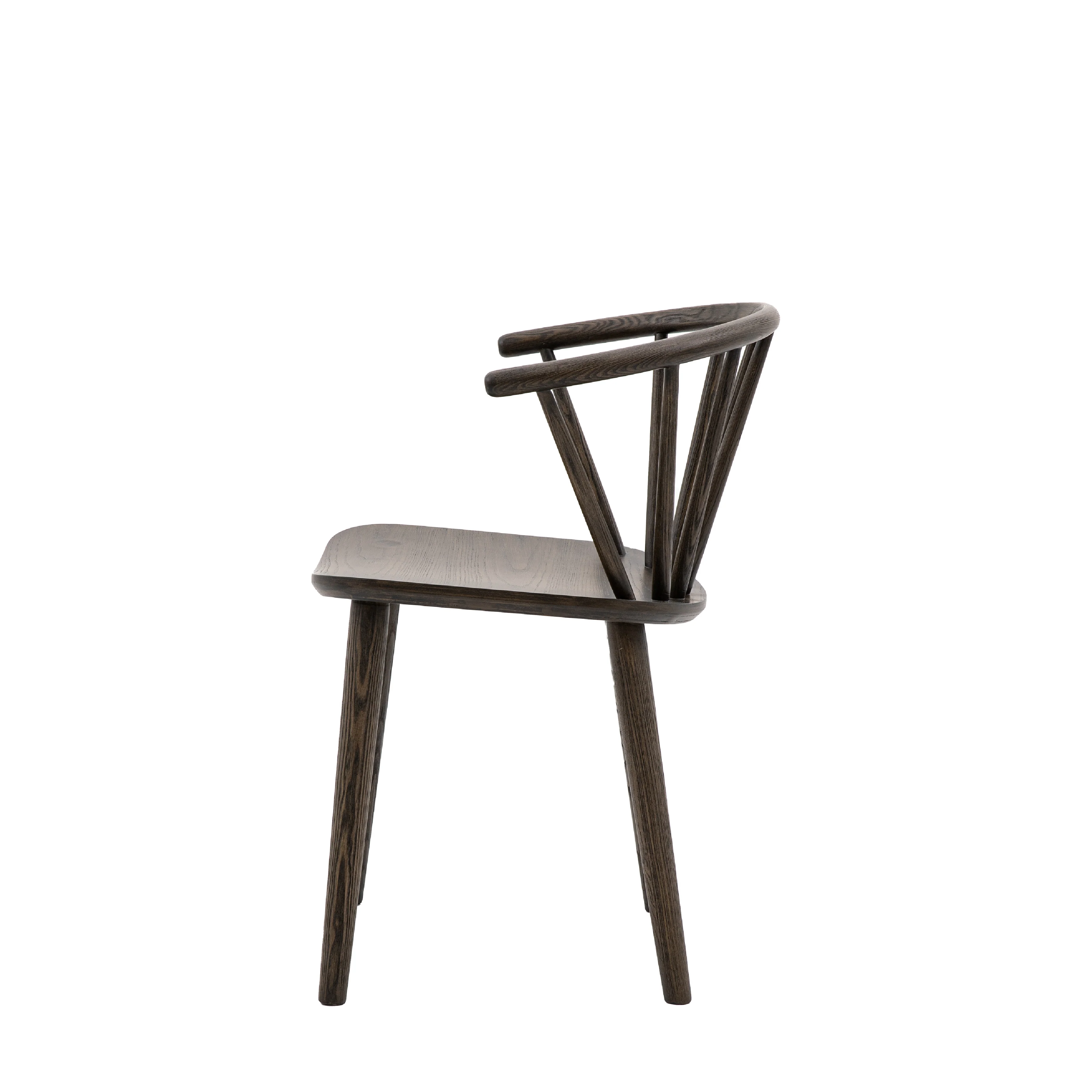 Craft Oak Dining Chairs | Mocha Brown | Set of 2 - Image 4