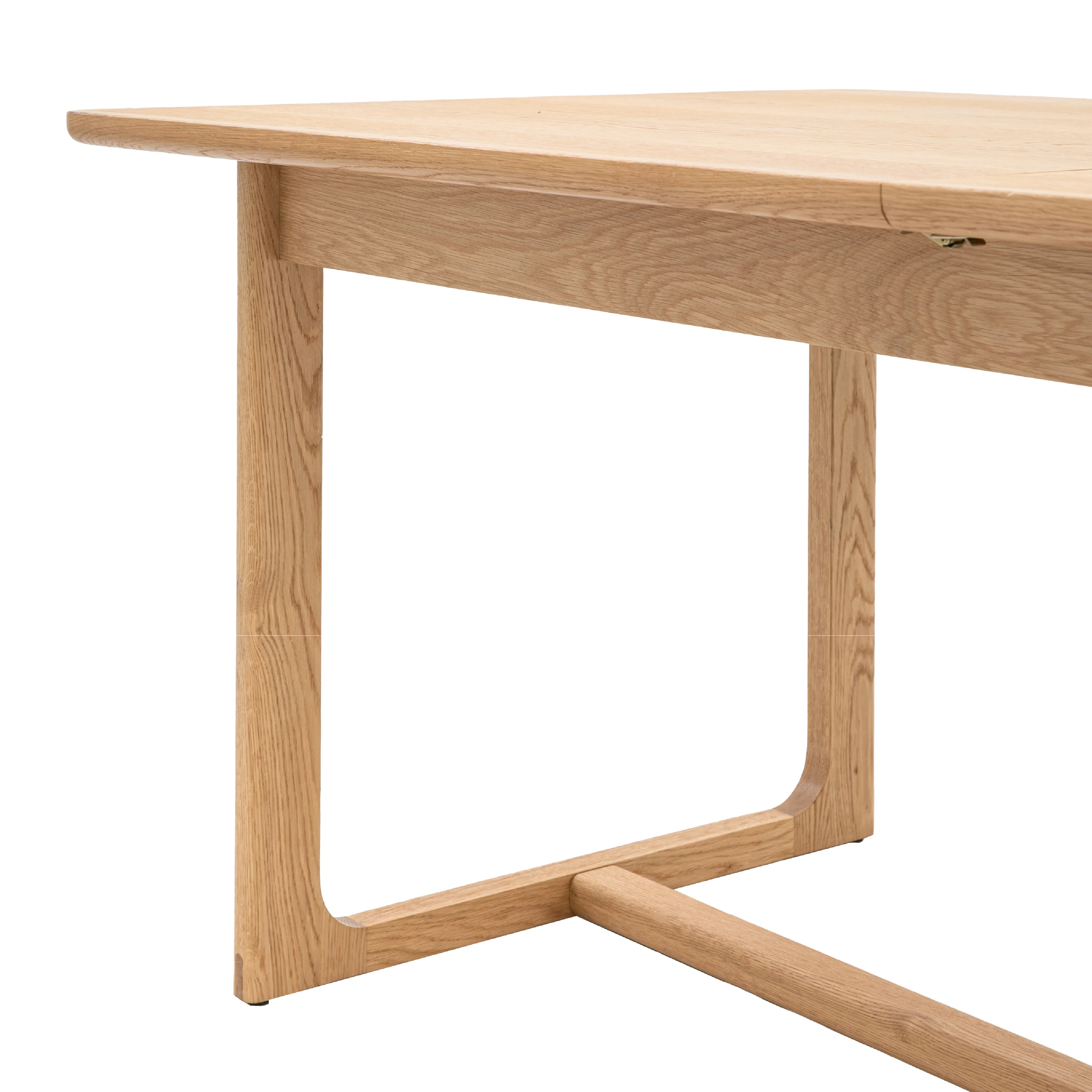 Craft Oak Extending Rectangular Dining Table | Natural - Image 5