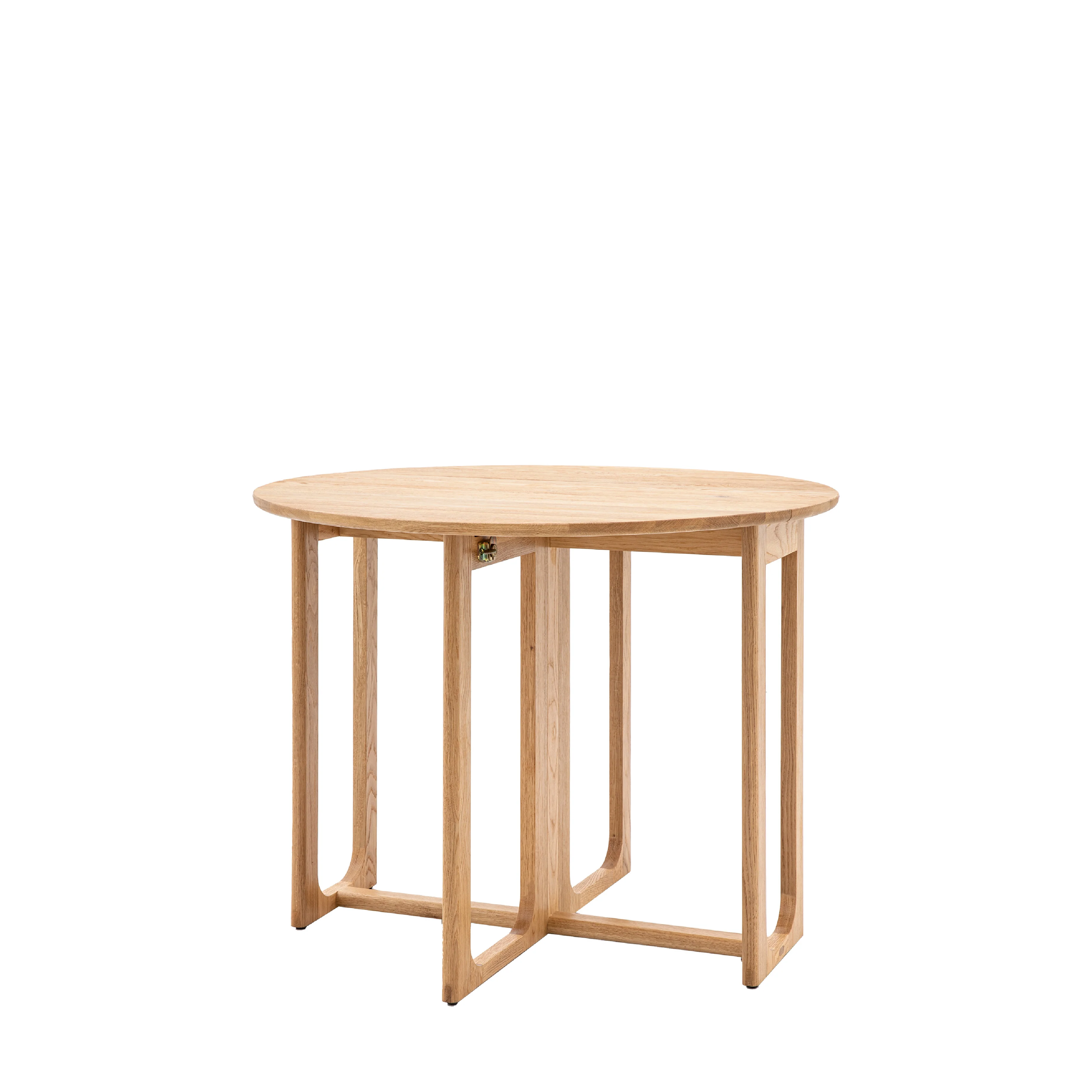 Craft Oak Folding Round Dining Table | Natural - Image 3