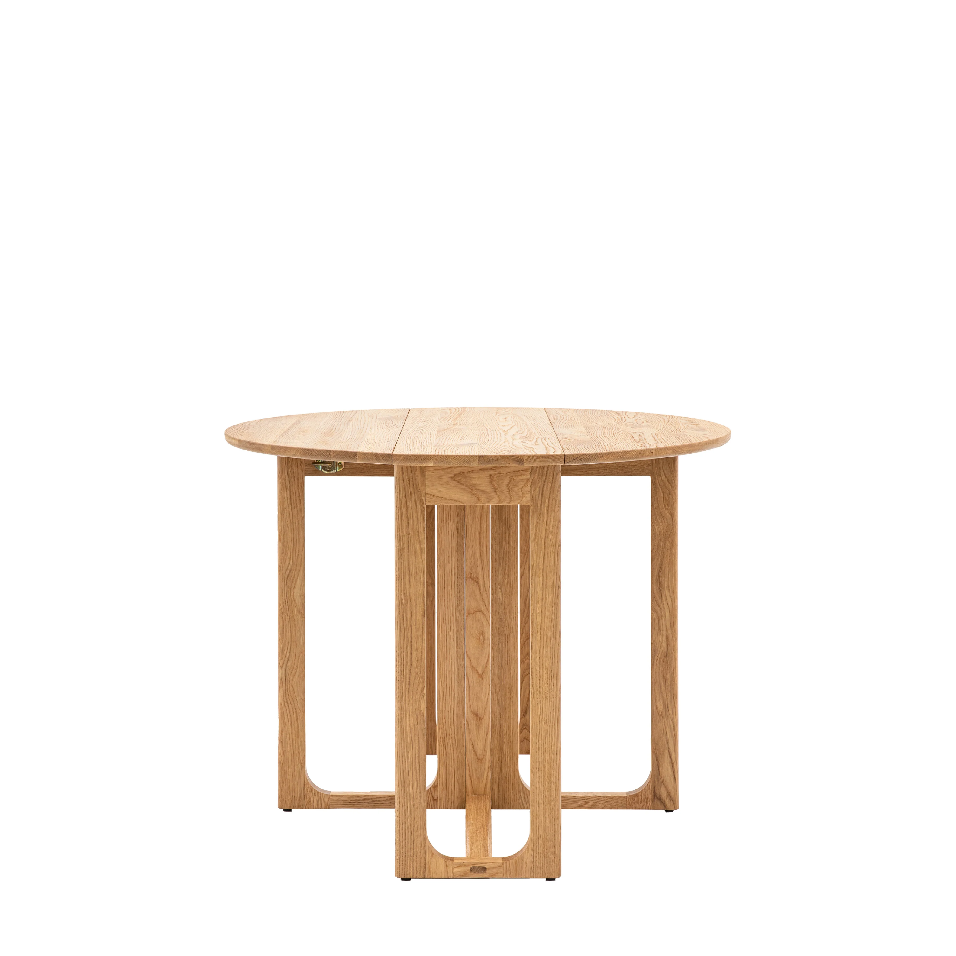 Craft Oak Folding Round Dining Table | Natural - Image 4