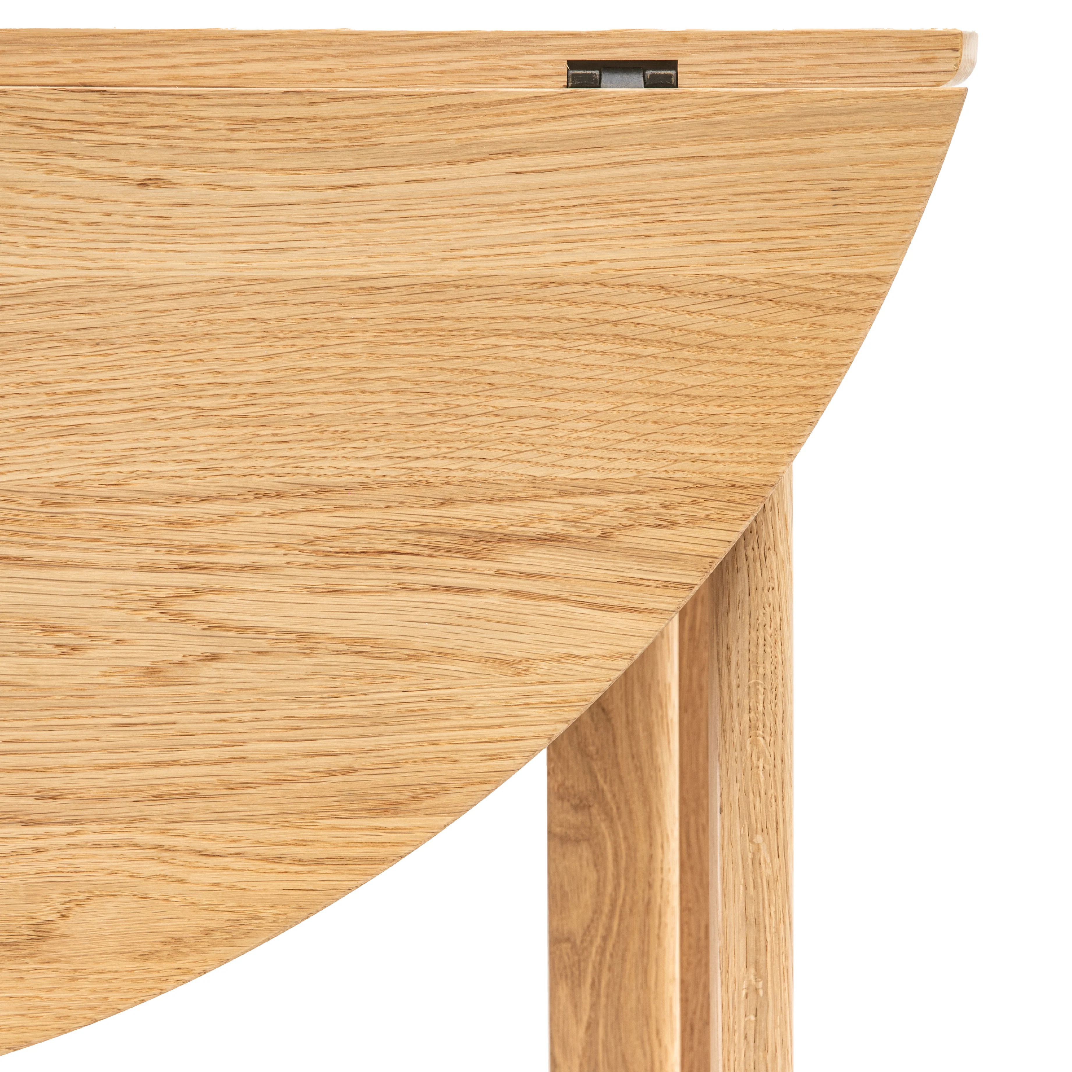 Craft Oak Folding Round Dining Table | Natural - Image 5