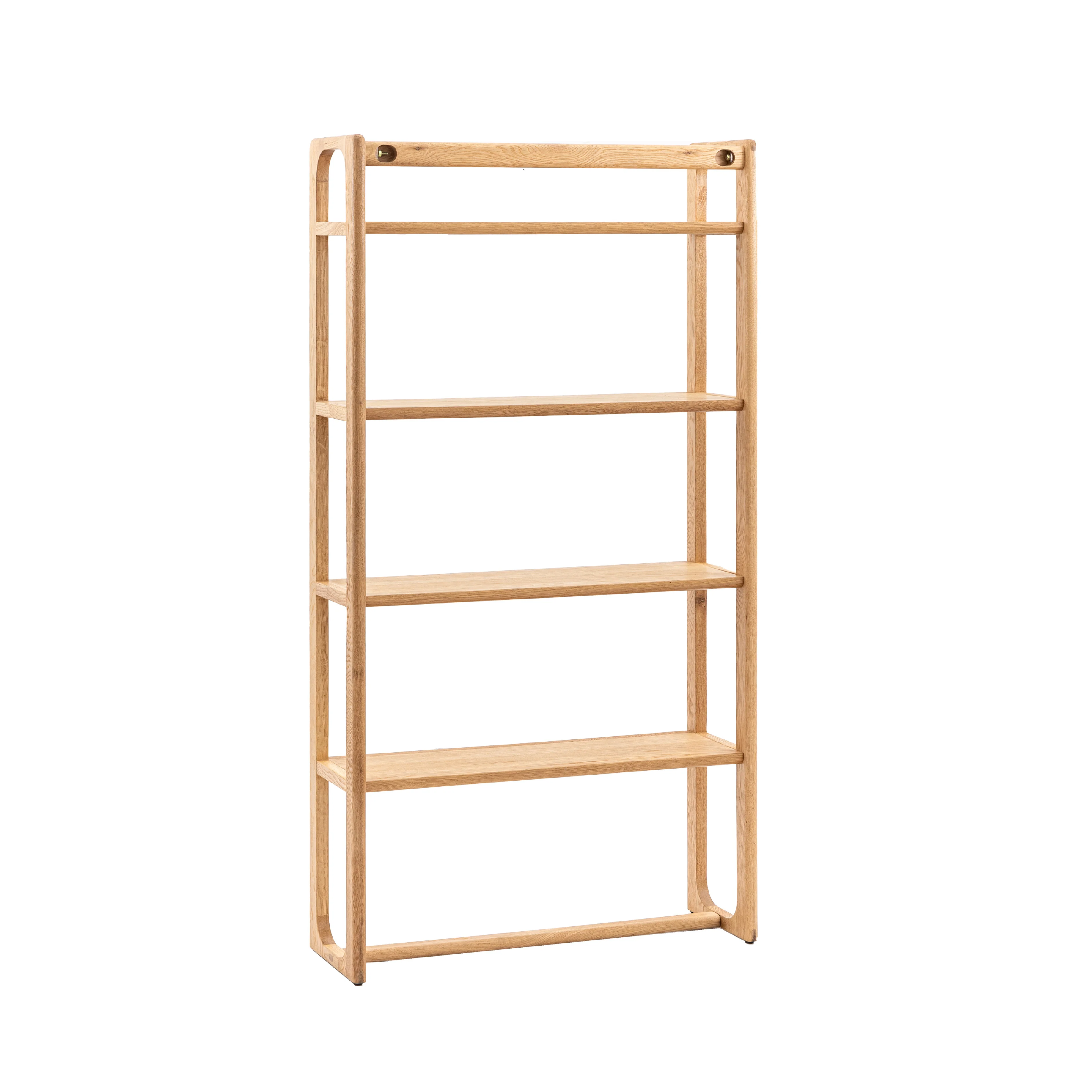 Craft Oak Open Display Unit | Natural | Tall - Image 3
