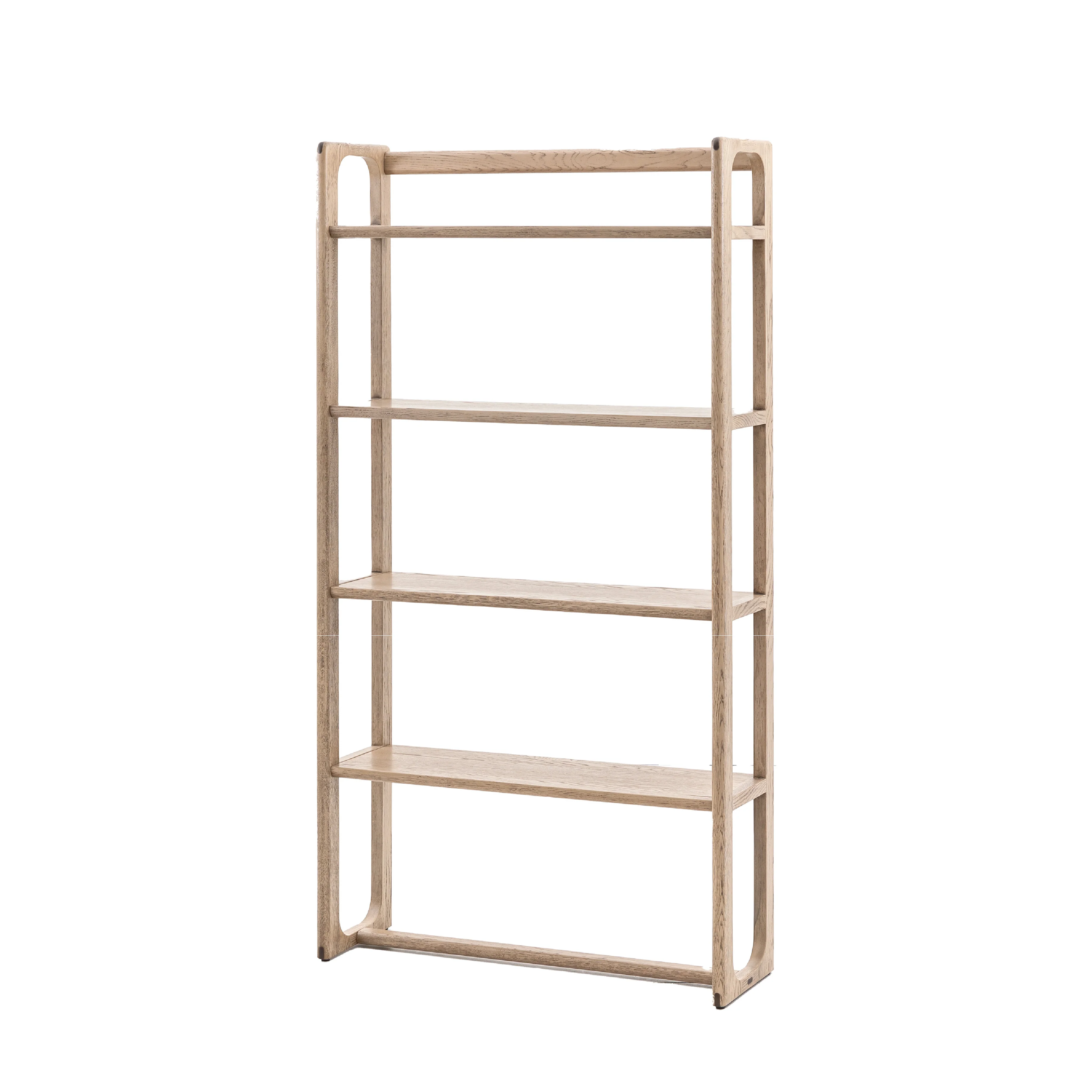 Craft Oak Open Display Unit | Smoked | Tall - Image 3