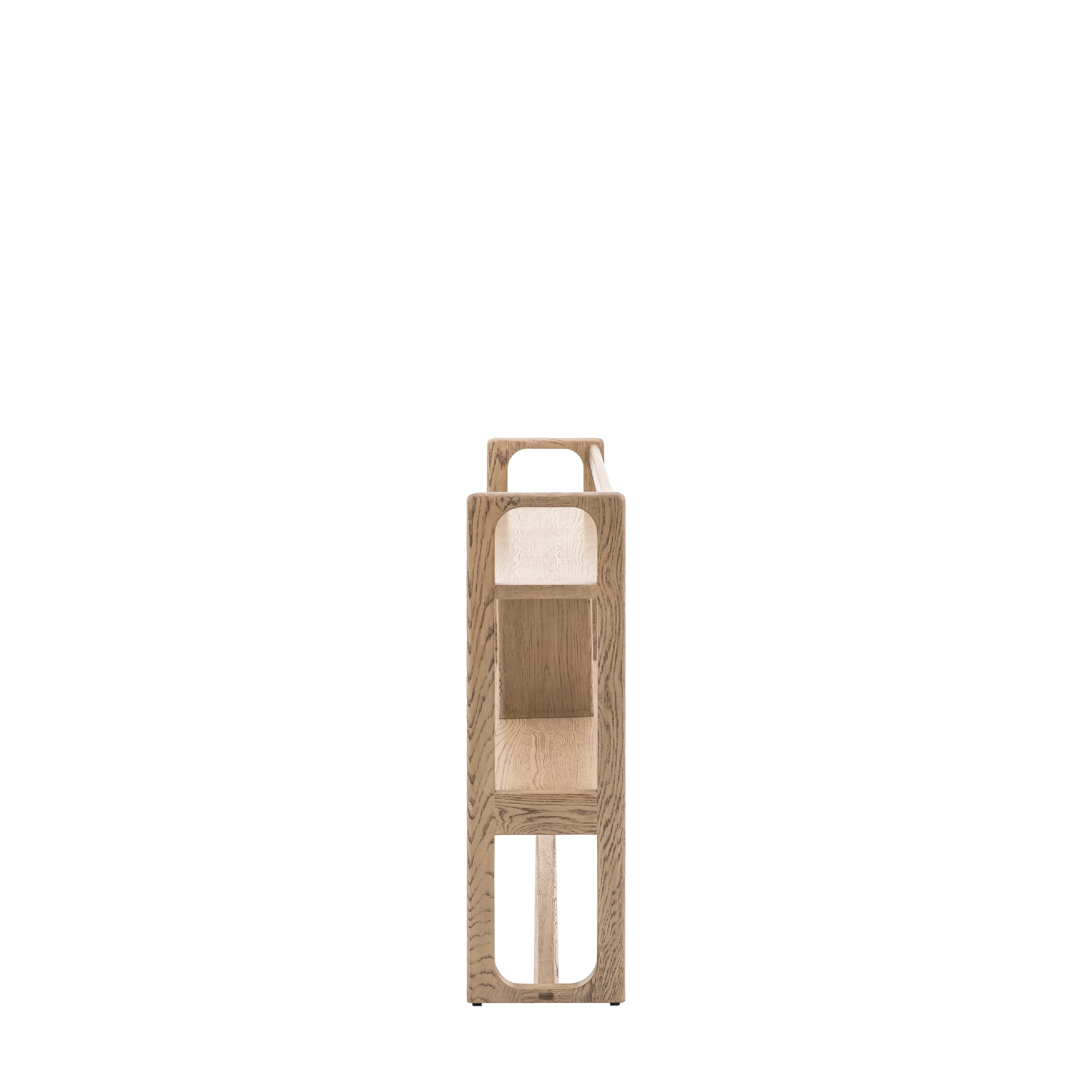 Craft Oak Open Display Unit | Smoked | Wide - Image 4