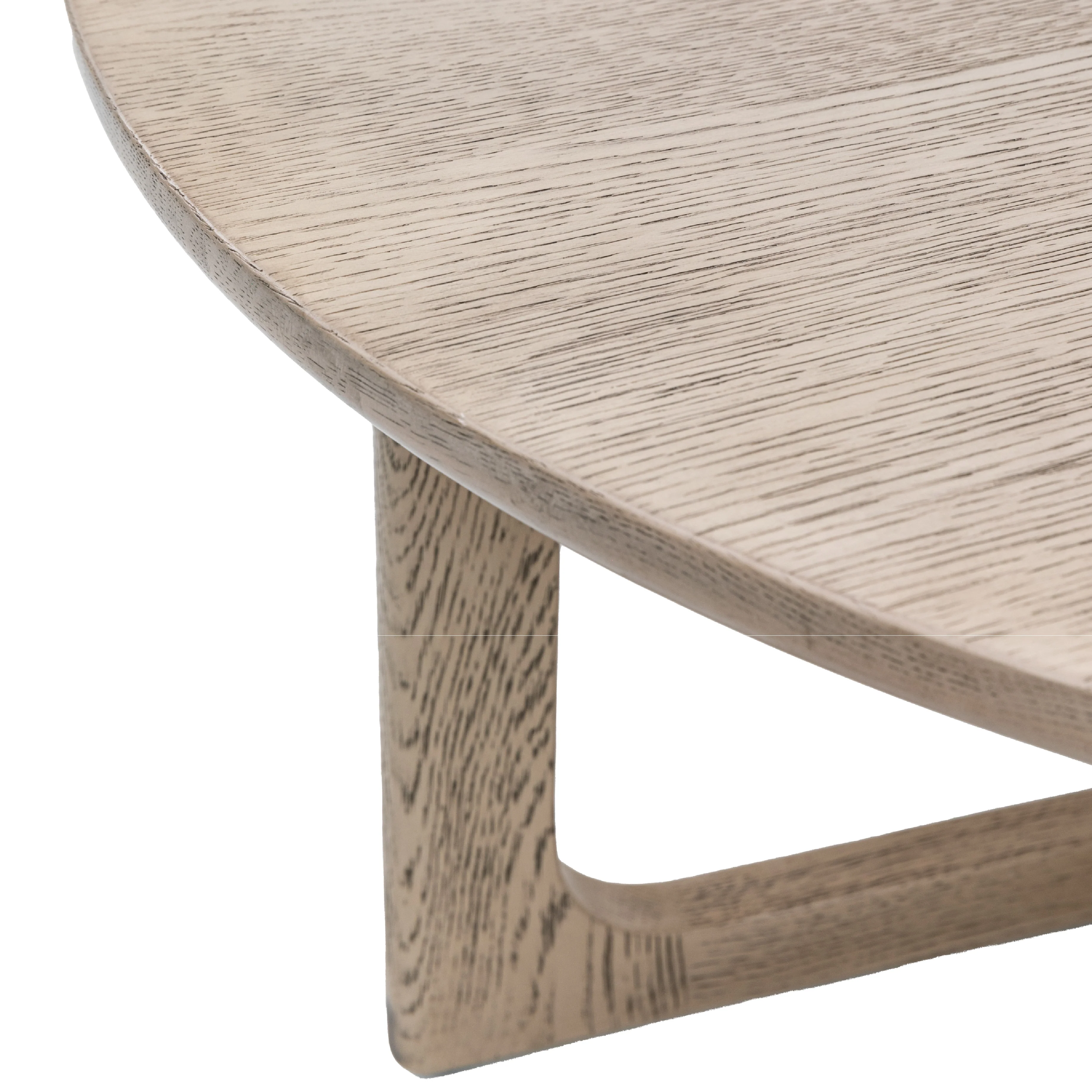 Craft Oak Round Coffee Table | Smoked - Image 5