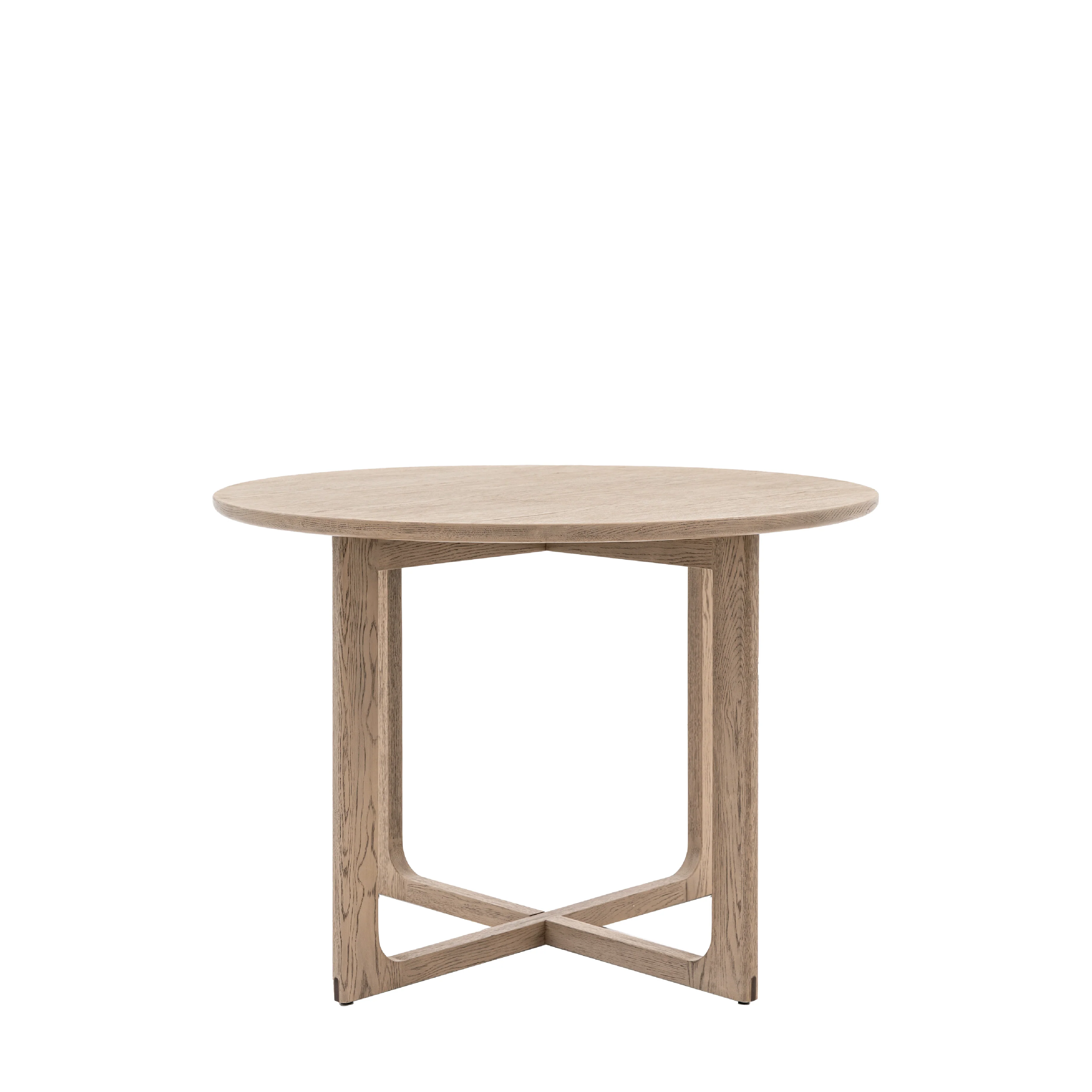 Craft Oak Round Dining Table | Smoked - Image 3