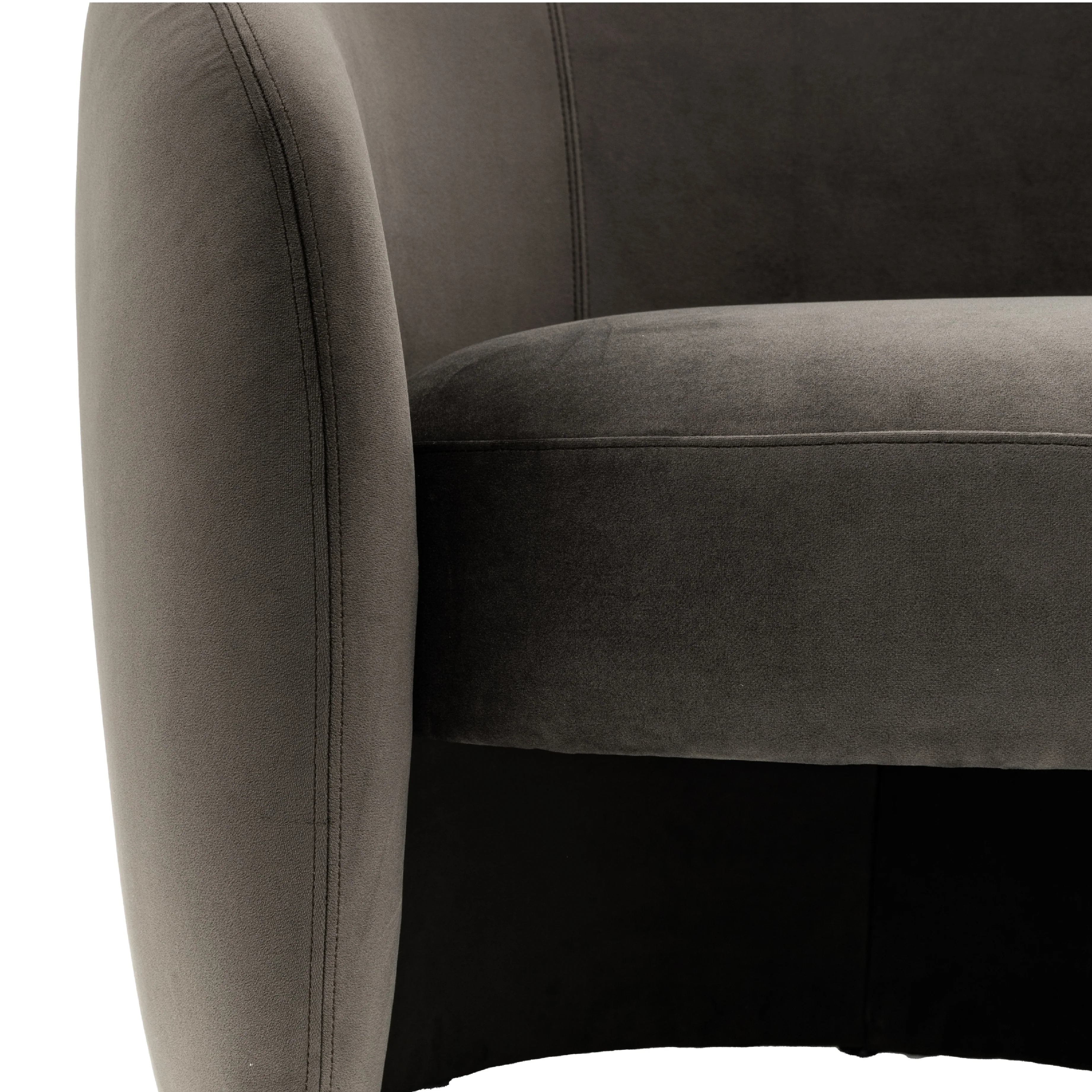 Curvo Retro Armchair | Espesso - Image 2