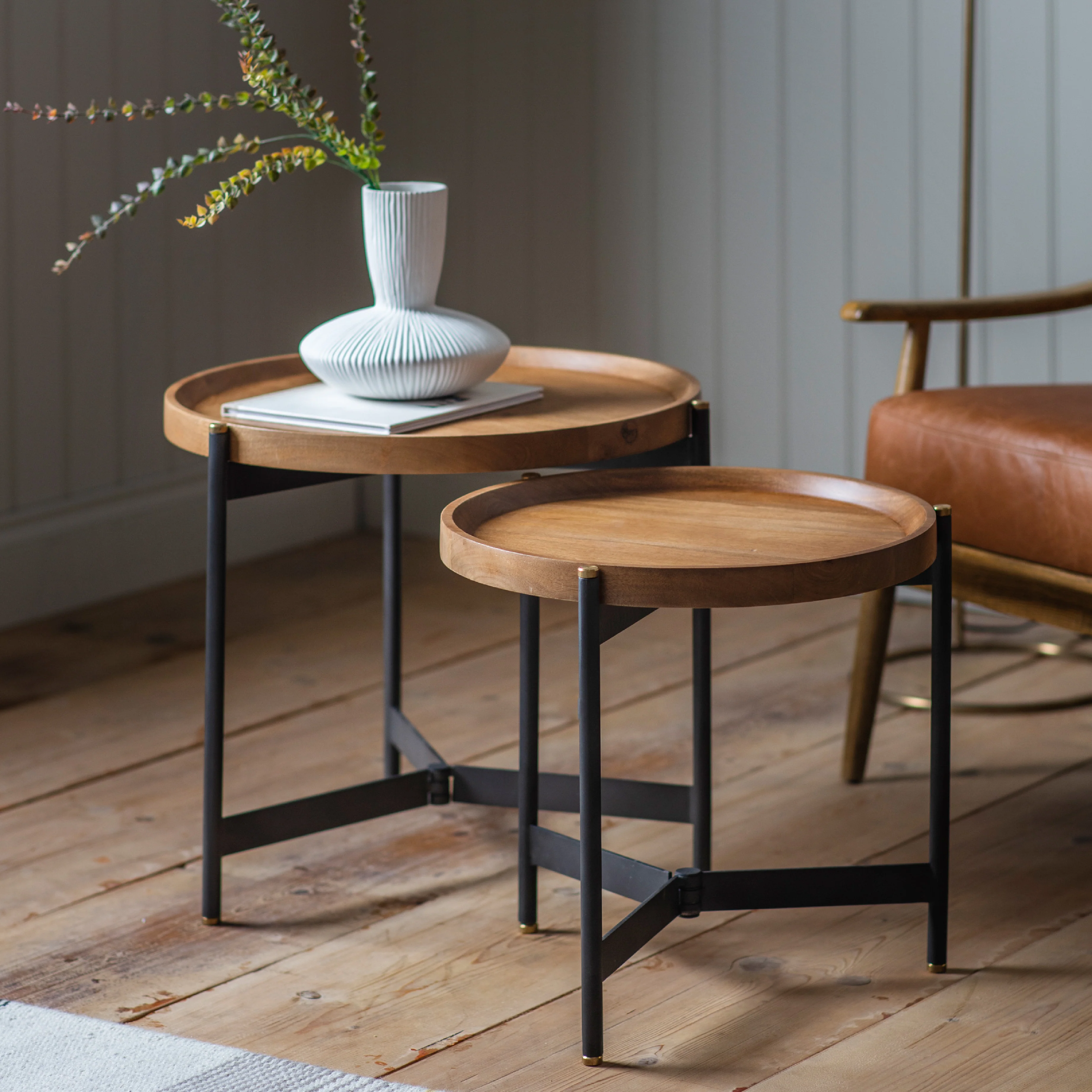 Dakota Table Nest | Mango Wood | Set of 2