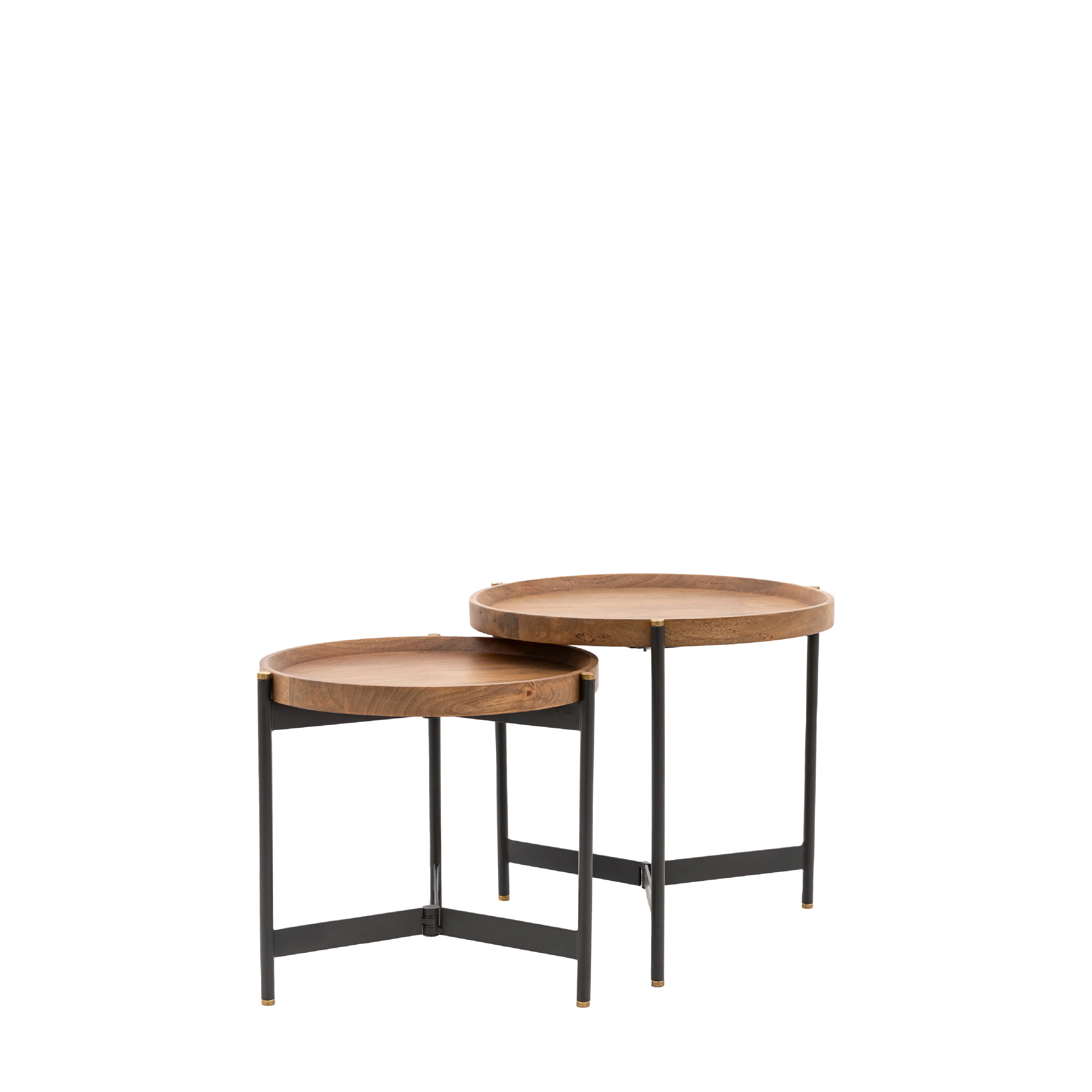 Dakota Table Nest | Mango Wood | Set of 2 - Image 4