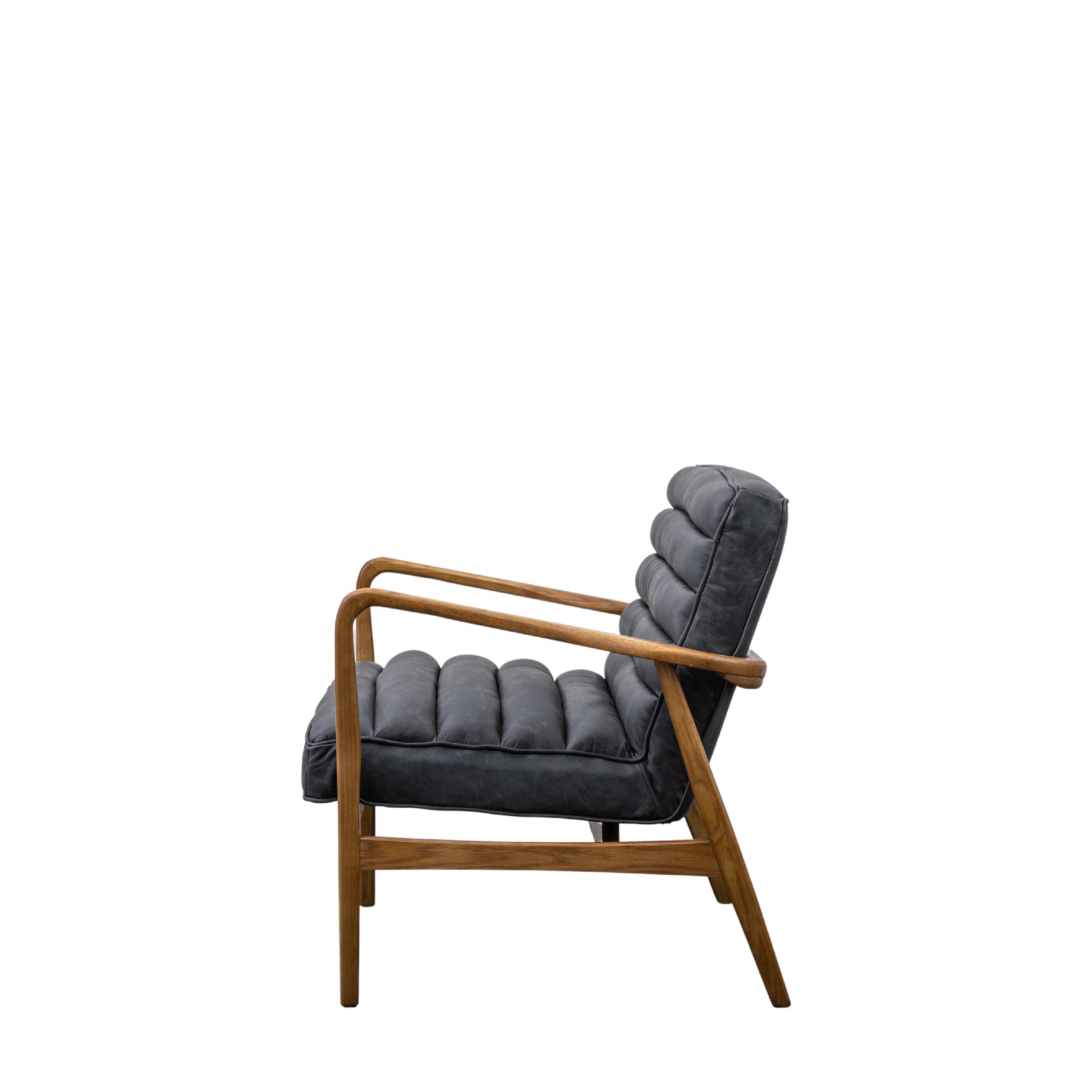 Datsun Mid-Century Modern 2 Seat Sofa | Antique Ebony - Image 4