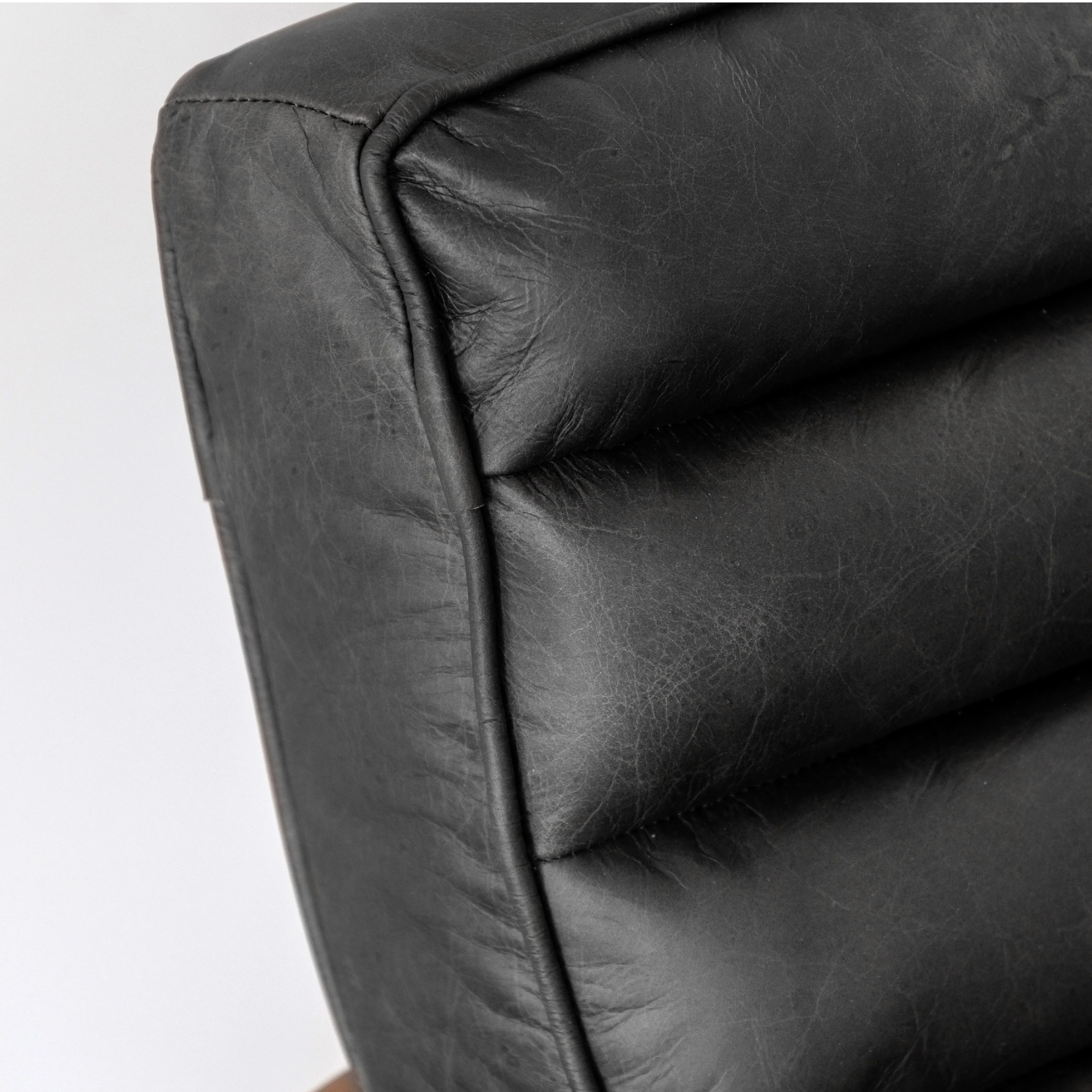 Datsun Mid-Century Modern 2 Seat Sofa | Antique Ebony - Image 5