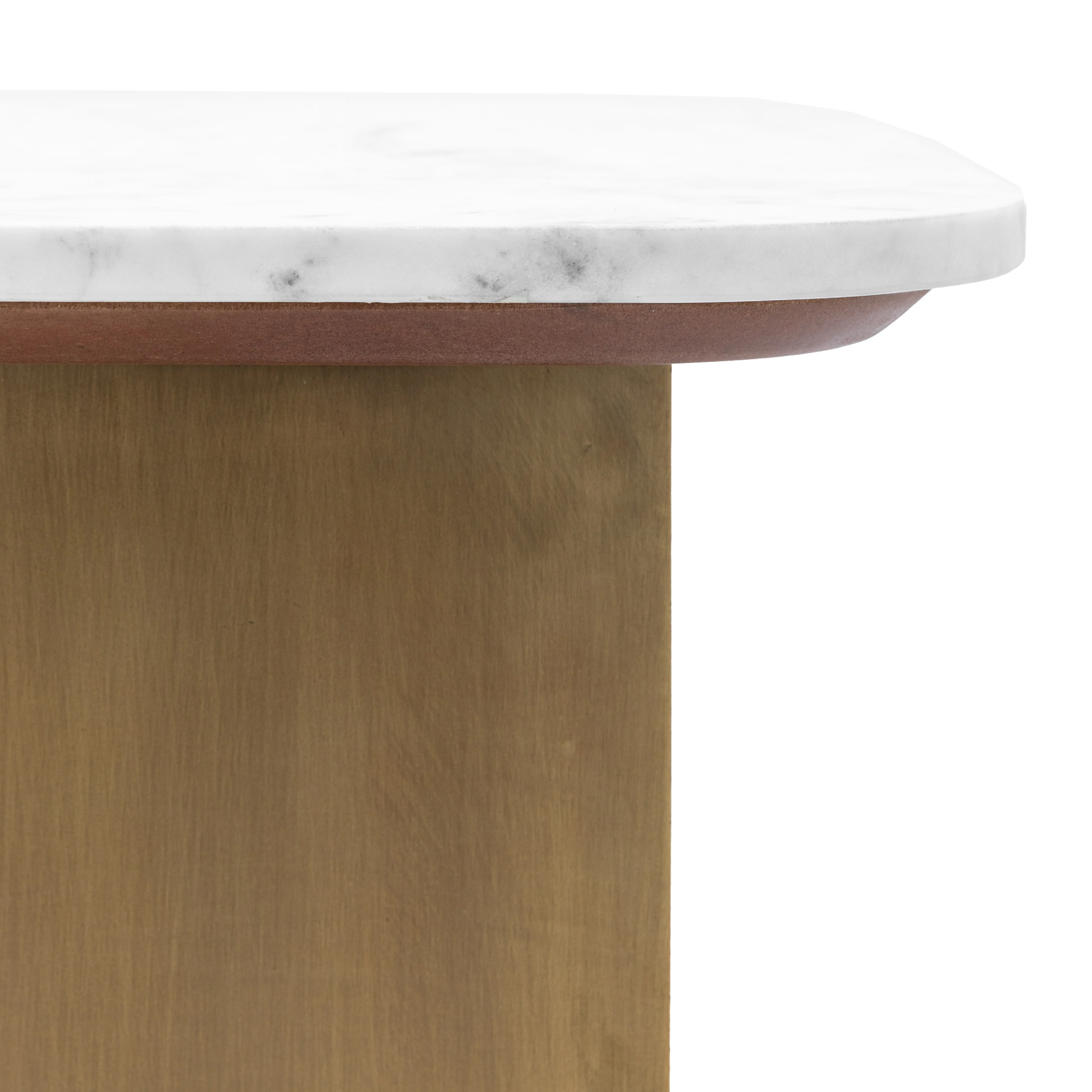 Dorado Marble Top Side Table | Gold - Image 5