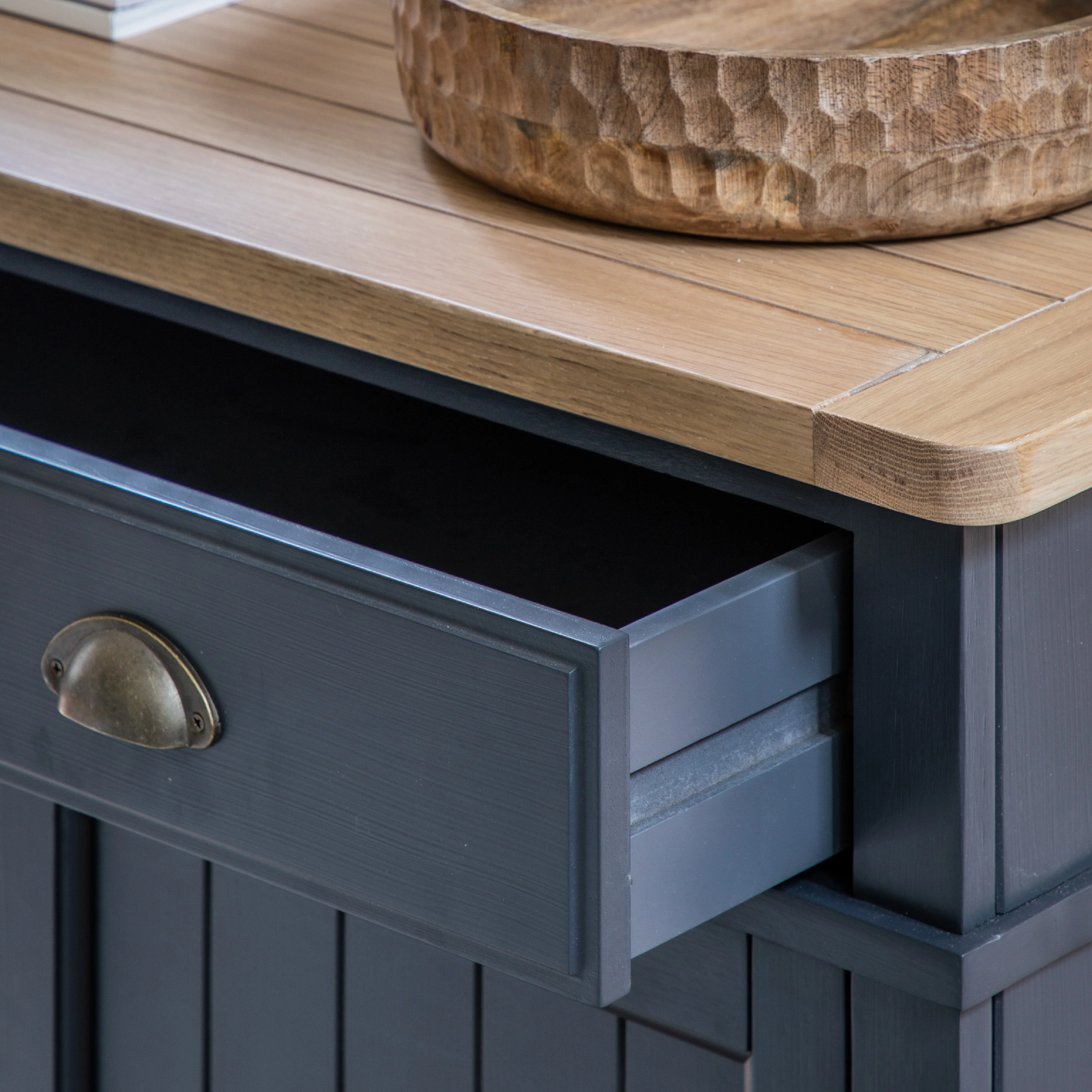 Eton Farmhouse 1 Drawer Sideboard | Meteor - Image 2