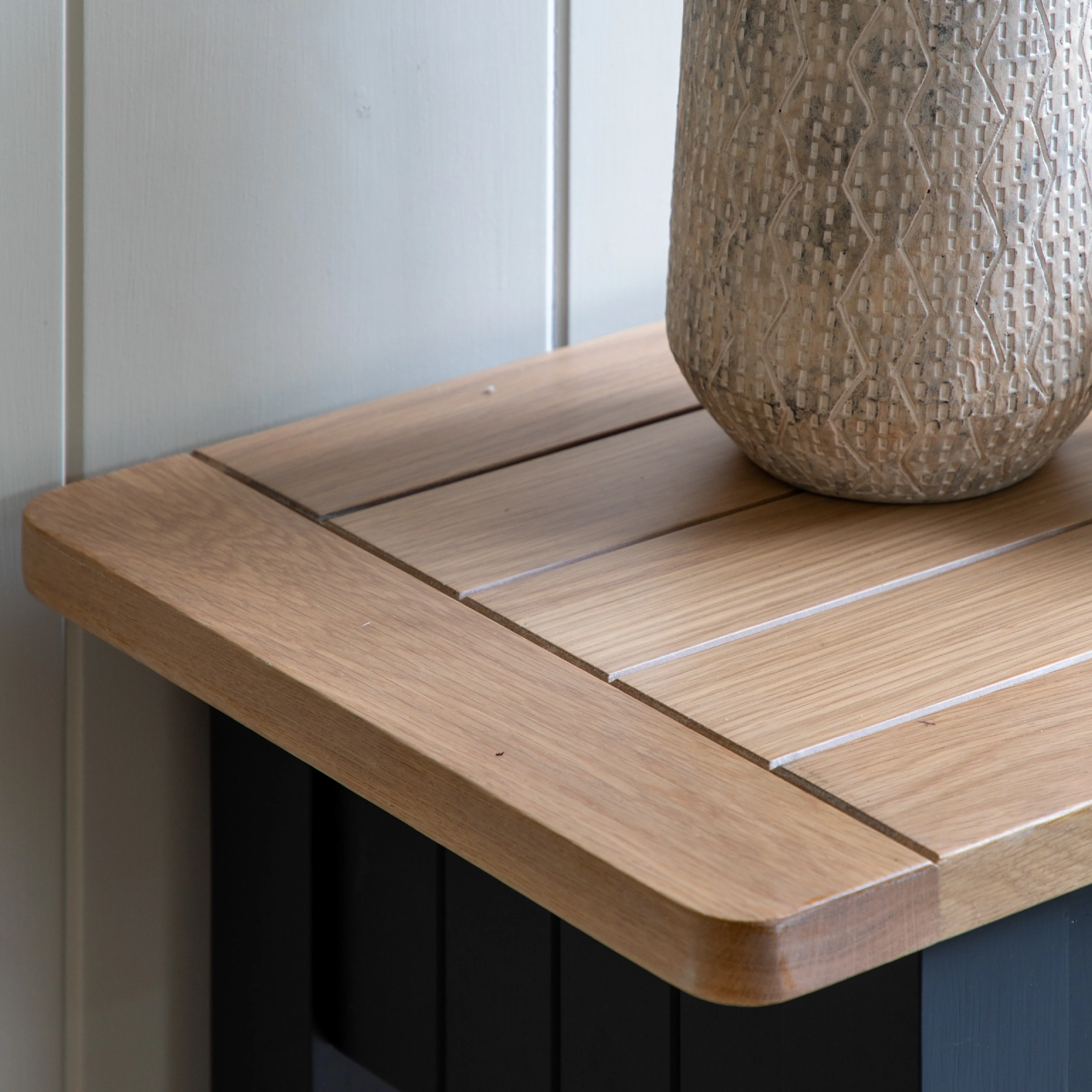 Eton Farmhouse 2 Drawer Console Table | Meteor - Image 2