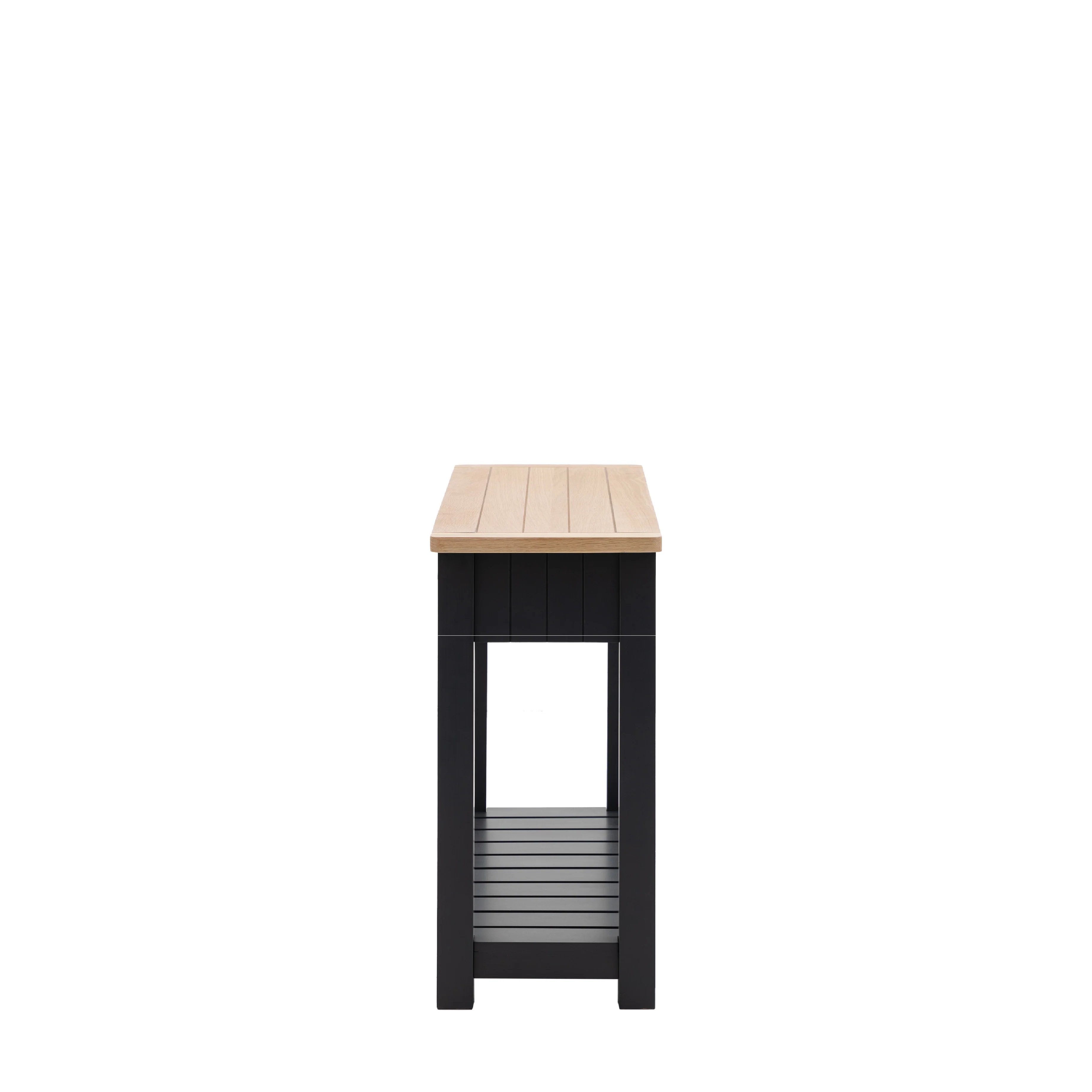 Eton Farmhouse 2 Drawer Console Table | Meteor - Image 4
