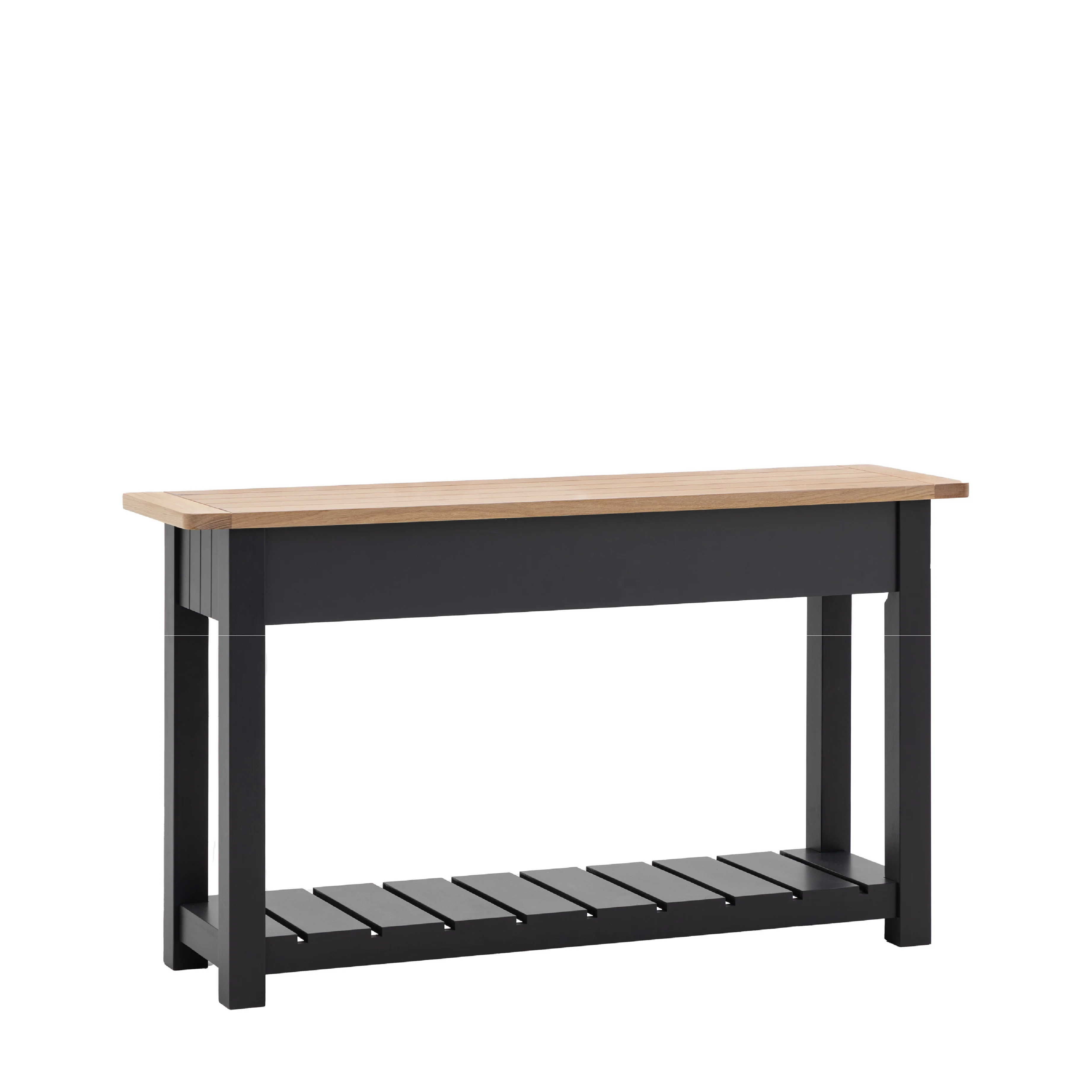 Eton Farmhouse 2 Drawer Console Table | Meteor - Image 5