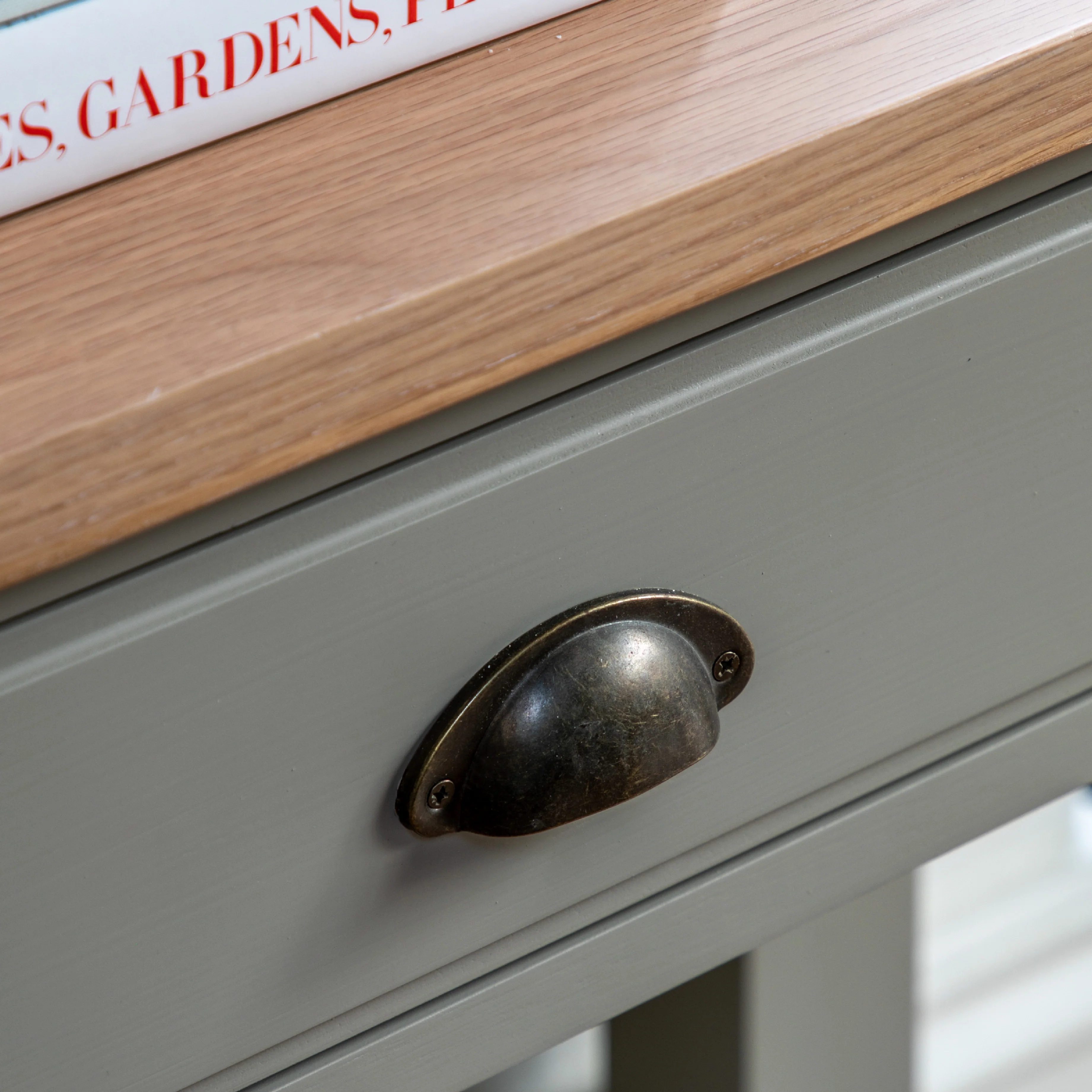Eton Farmhouse 2 Drawer Console Table | Prairie - Image 2