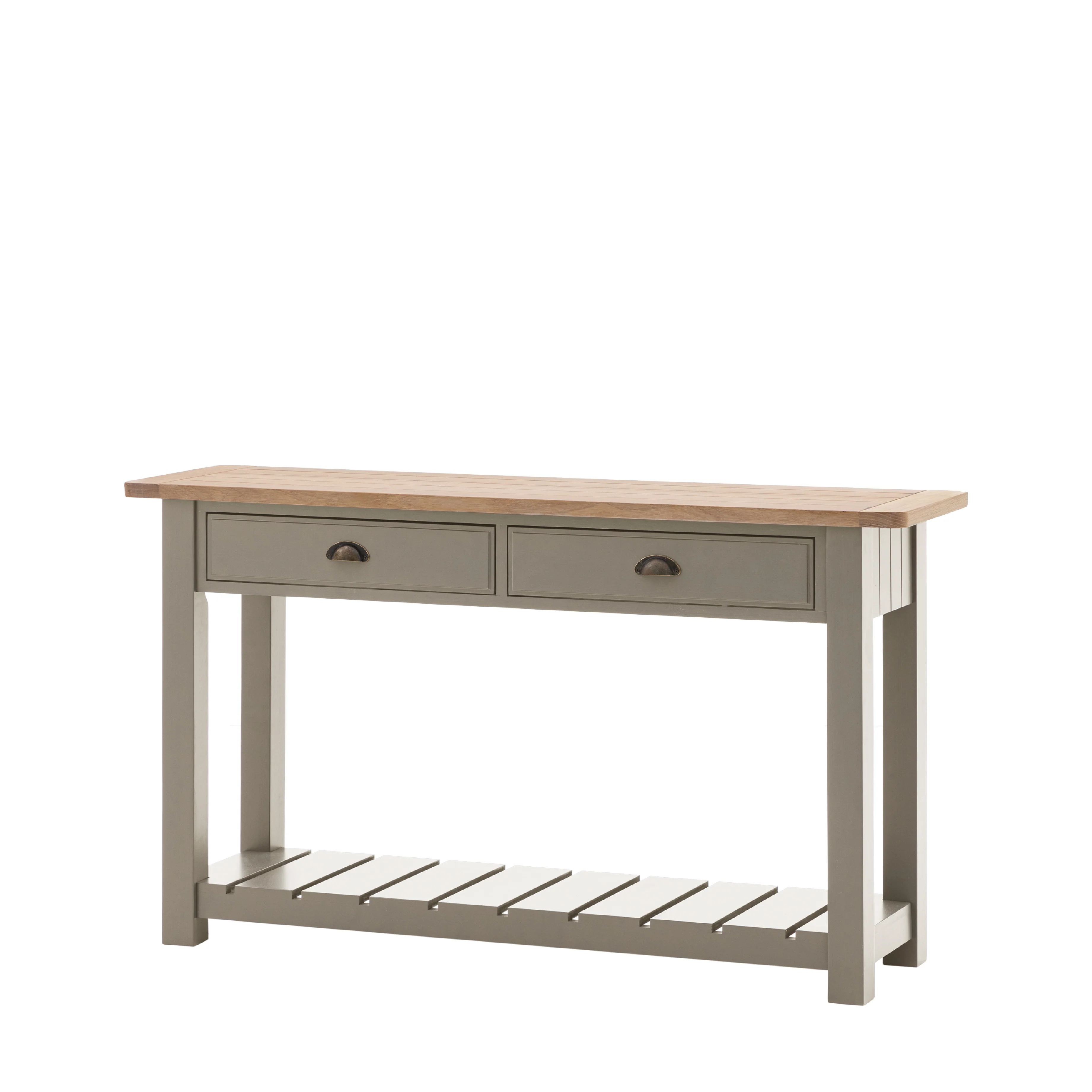 Eton Farmhouse 2 Drawer Console Table | Prairie - Image 3