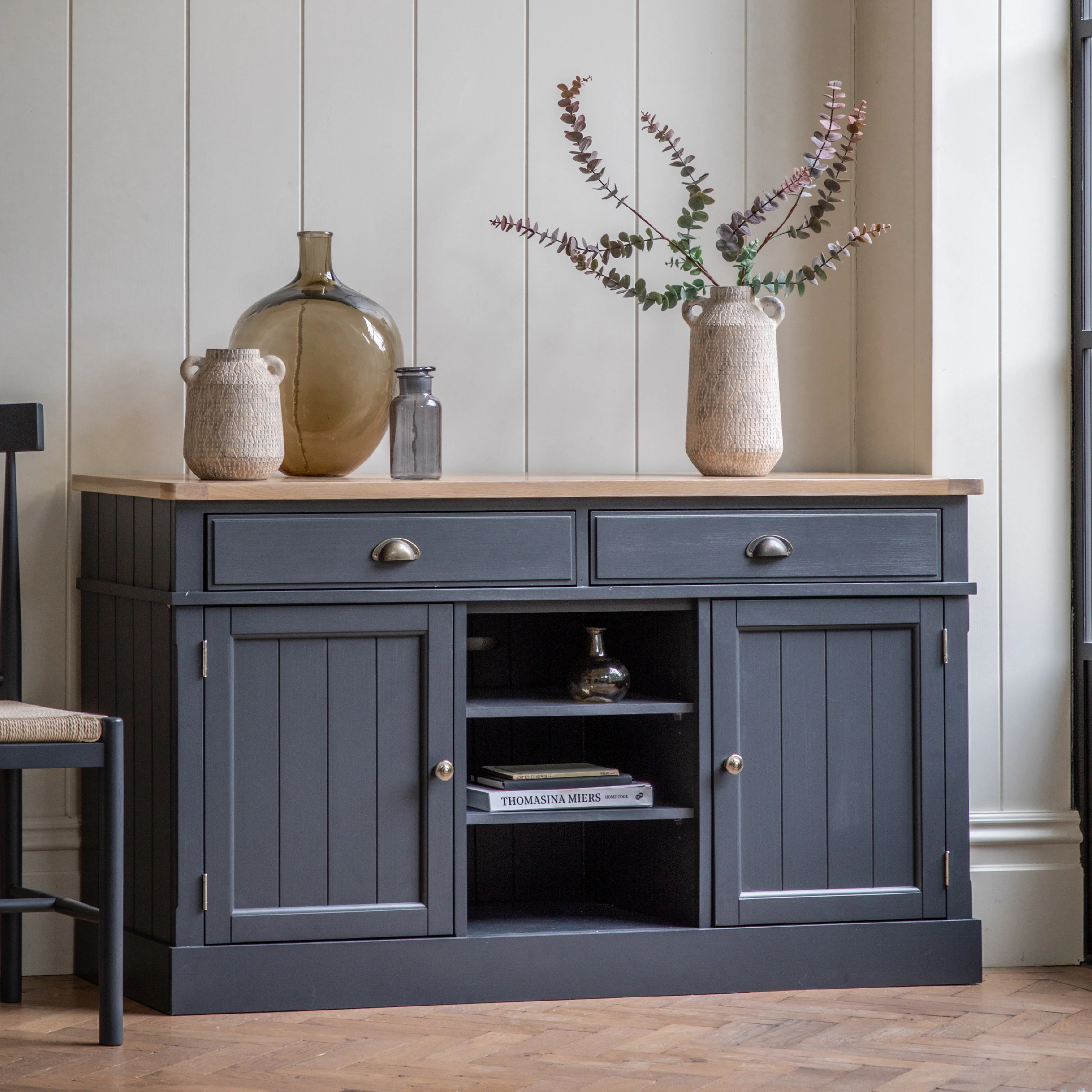 Eton Farmhouse 2 Drawer Sideboard | Meteor