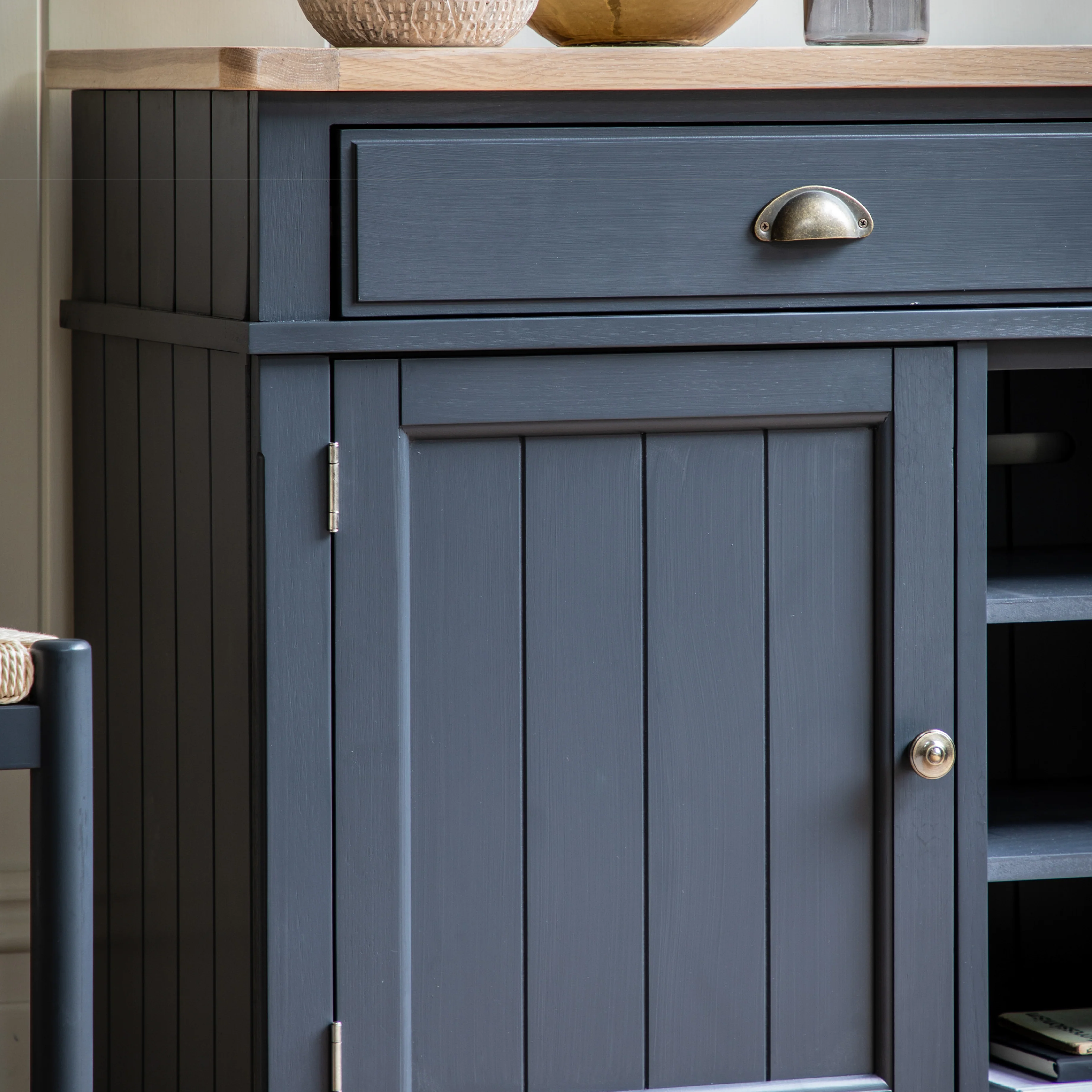 Eton Farmhouse 2 Drawer Sideboard | Meteor - Image 2